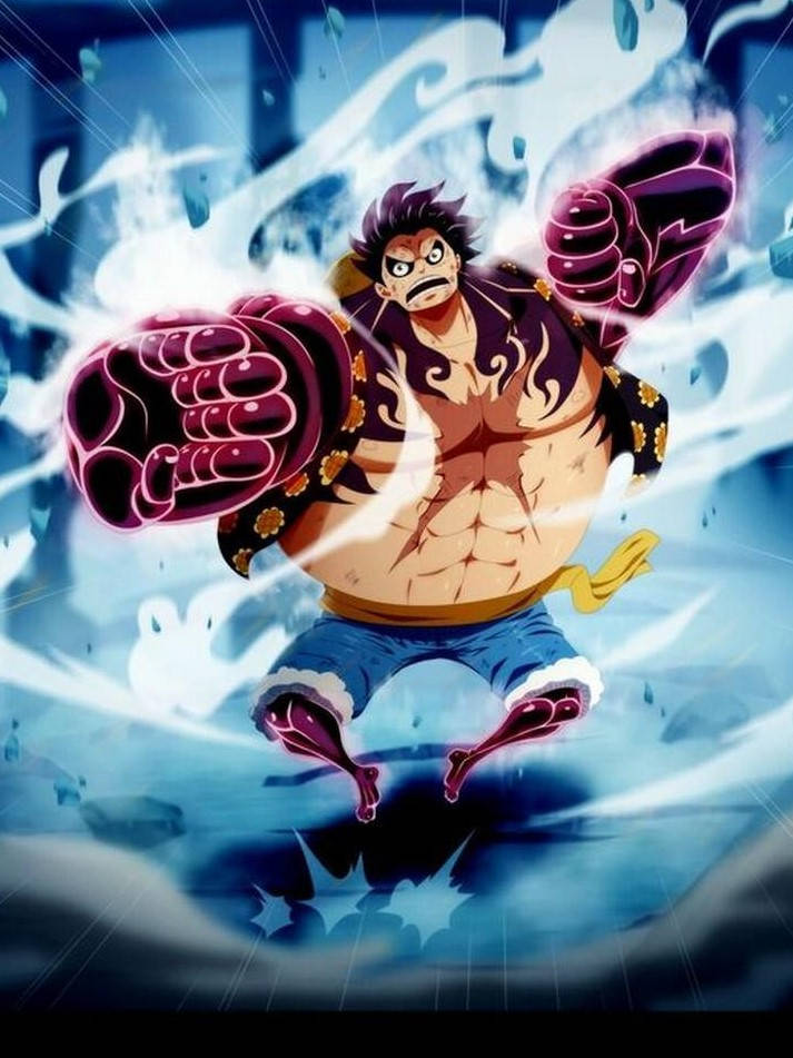 Luffy Gear 4 kraftig knyttneve Bakgrunner