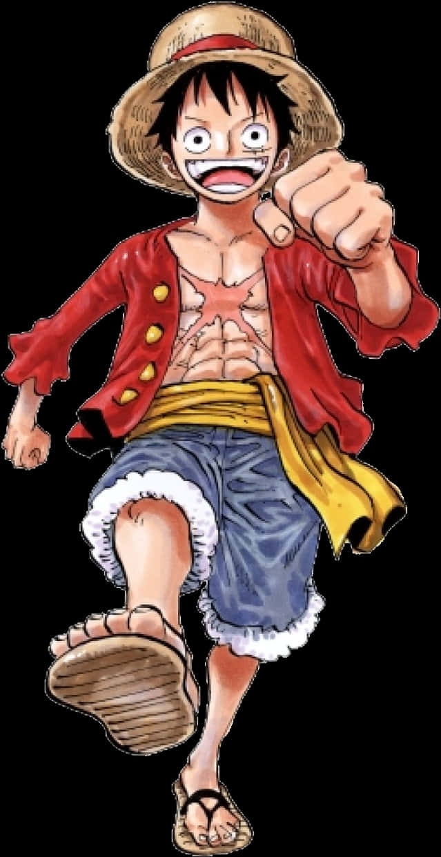 Luffy One Piece Anime-karakter Bakgrunner