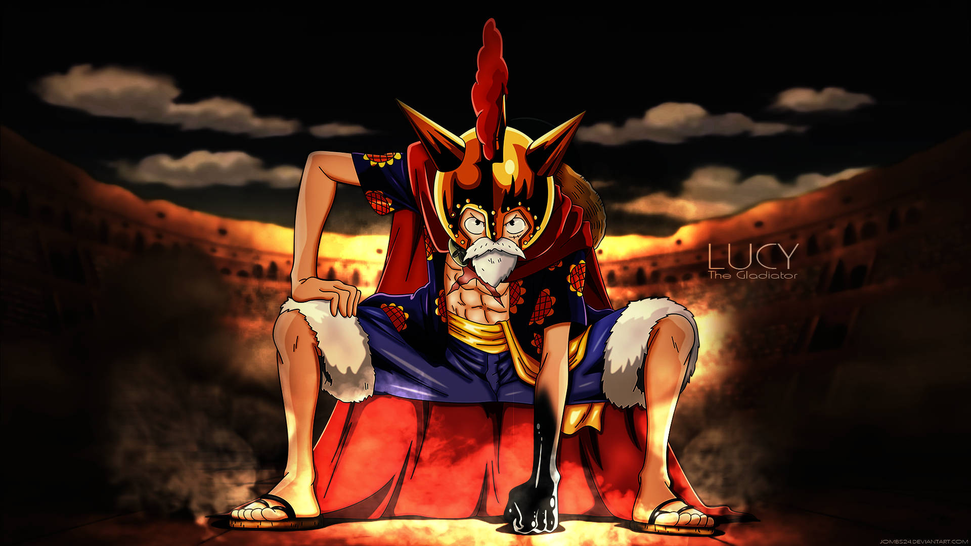 Luffy piratmonster skapning