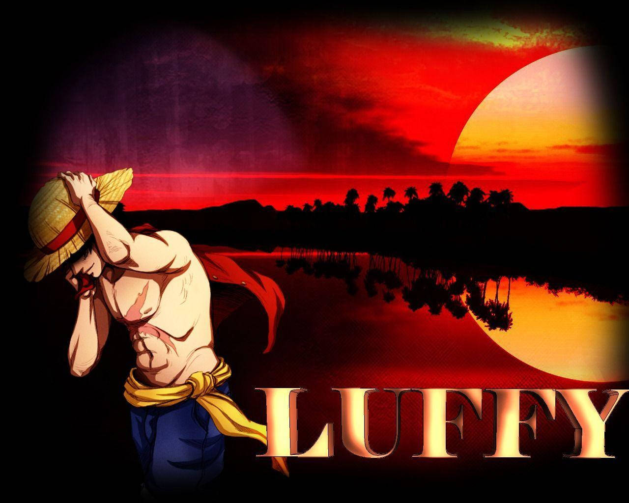 Luffy Rød Himmel