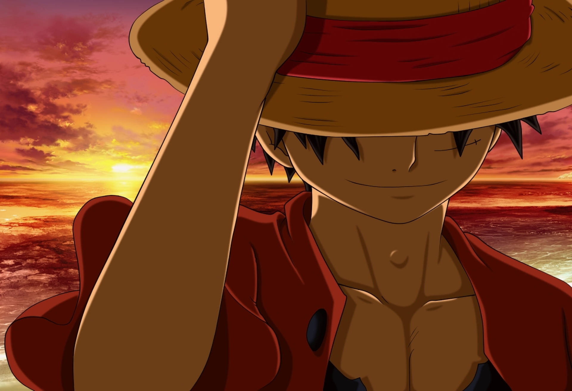 Luffy sjenert pirat