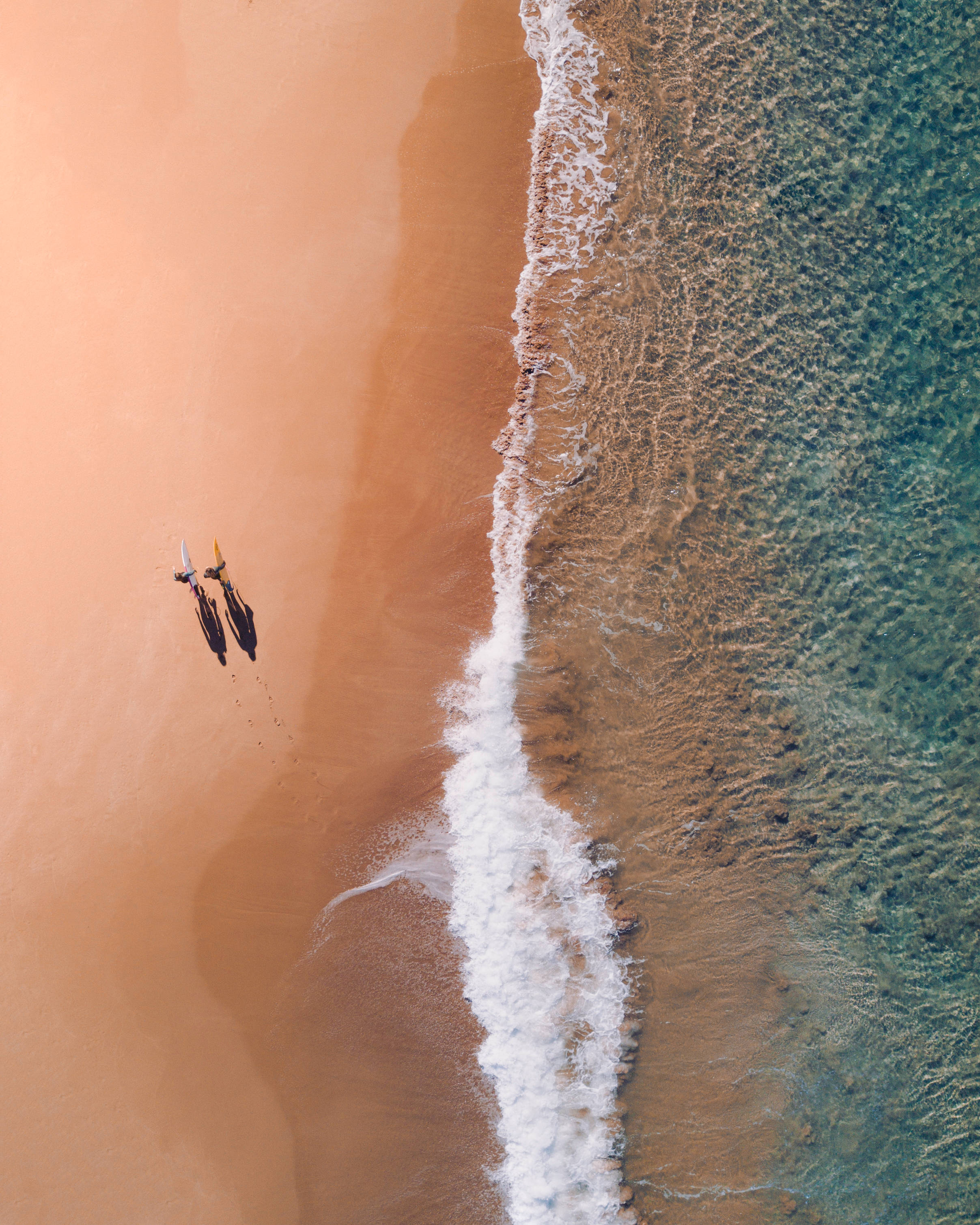 Luftfoto Bondi Beach Australia Bakgrunner