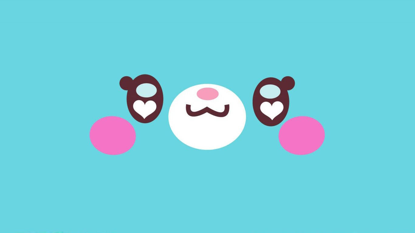 Lyseblått kawaii-profilbilde Bakgrunner