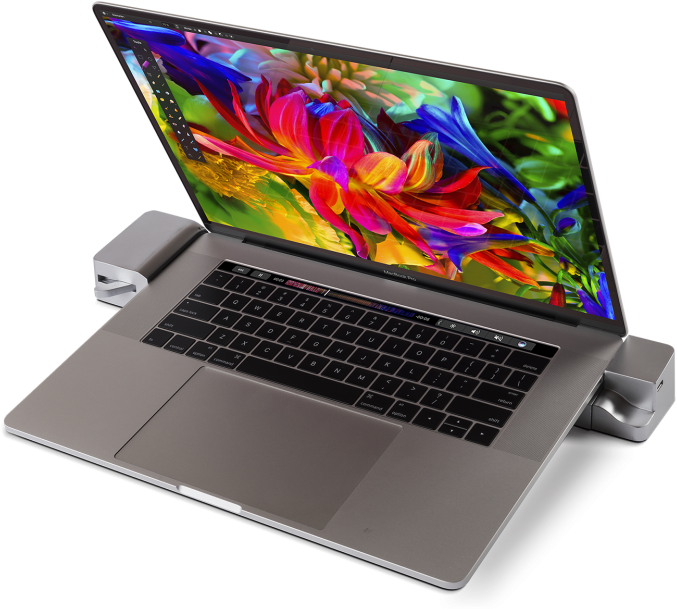 Mac Book Pro med fargerik skjerm og tilbehør Bakgrunner