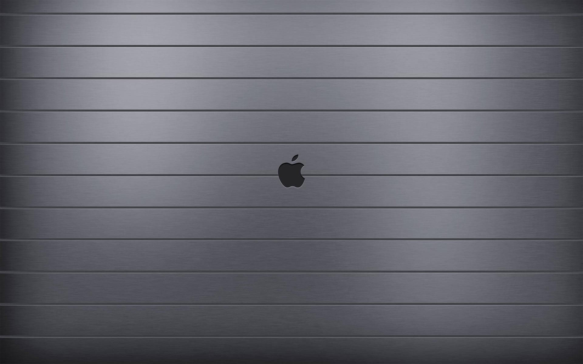 MacBook Air Metallisk Logo Bakgrunner
