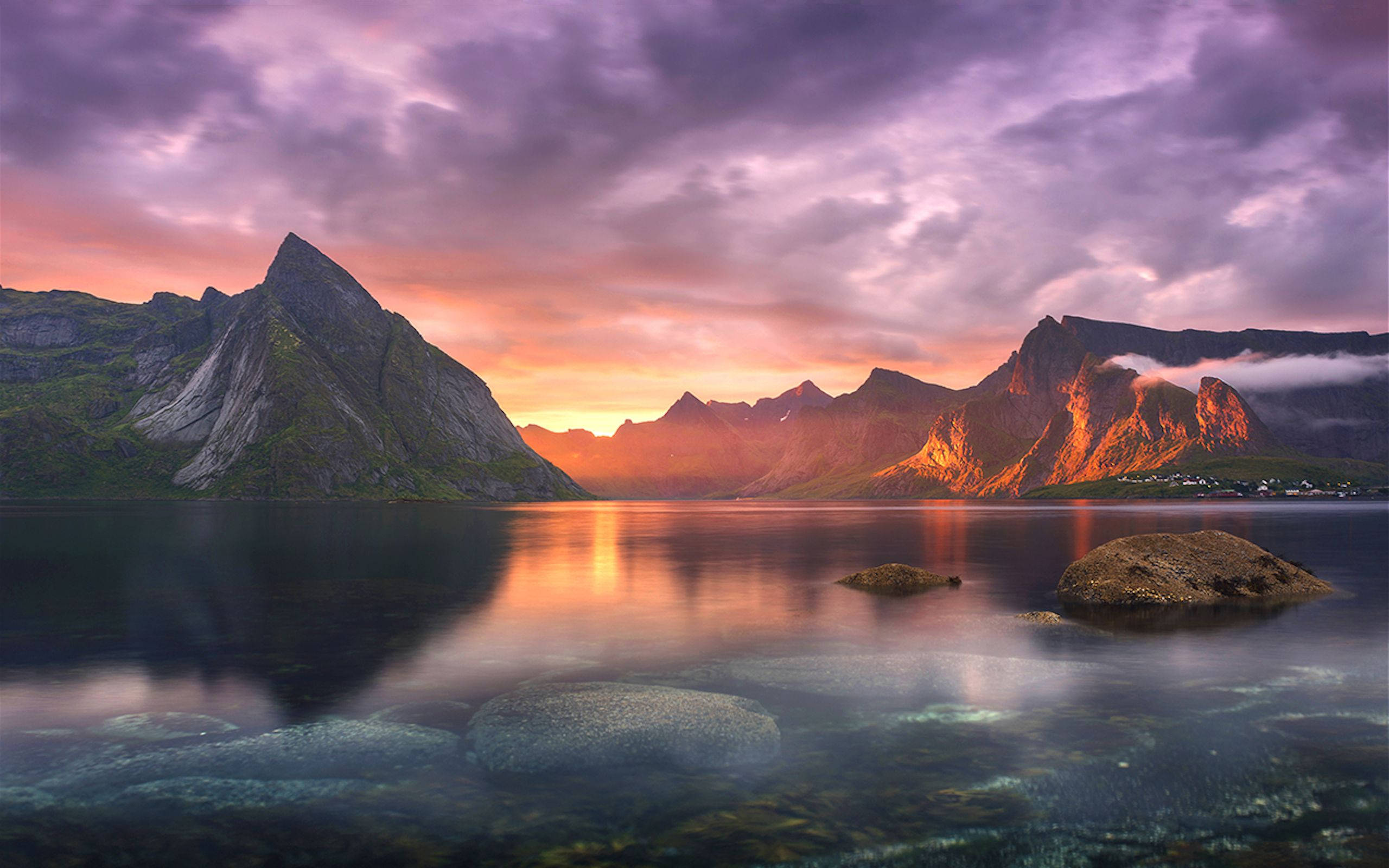 MacBook Pro Daggry Natur HD Bakgrunner