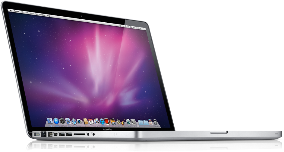 MacBook Pro sett fra siden Bakgrunner