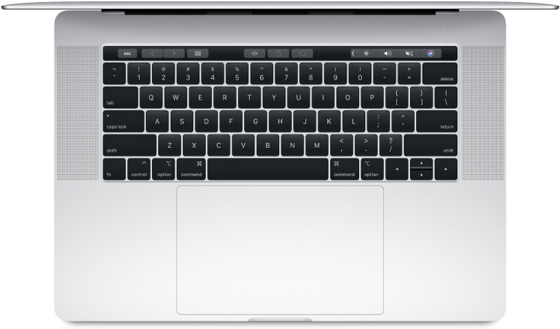 MacBook Pro sett ovenfra – tastatur og styreflate Bakgrunner