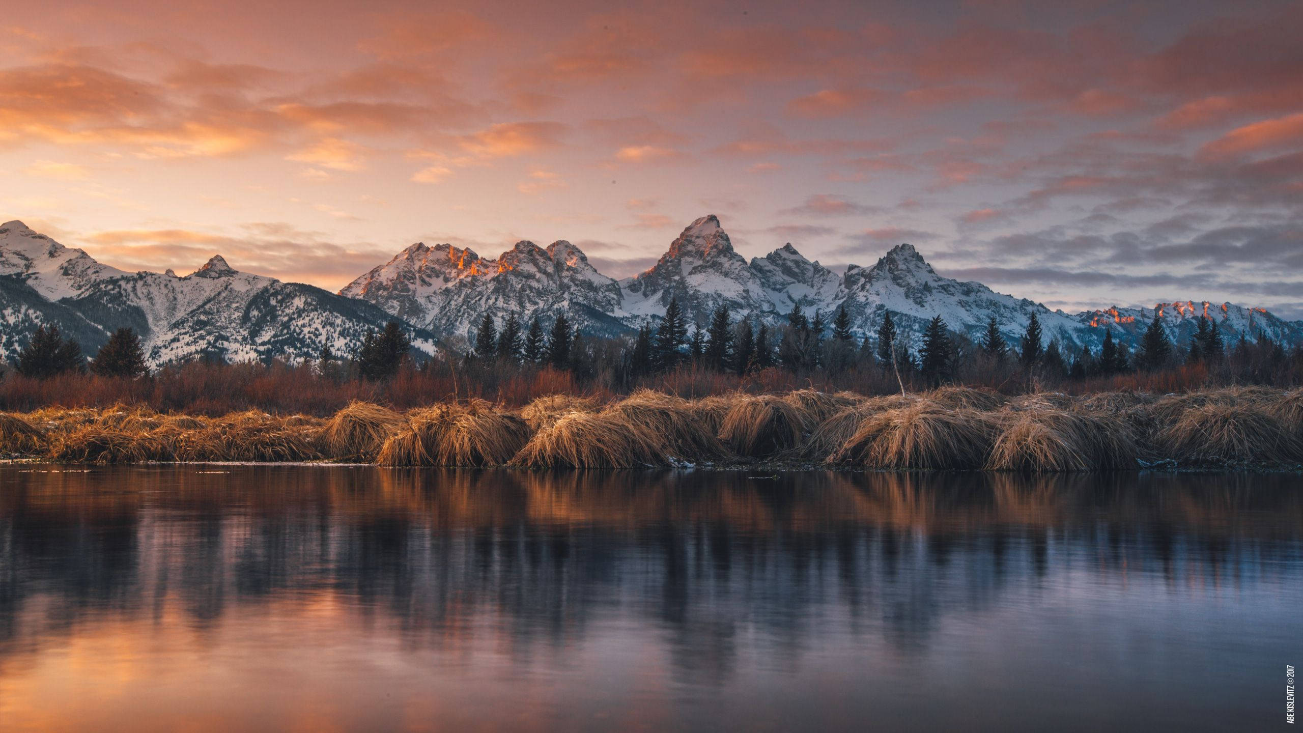 MacBook Pro Teton Fjellkjede HD Bakgrunner