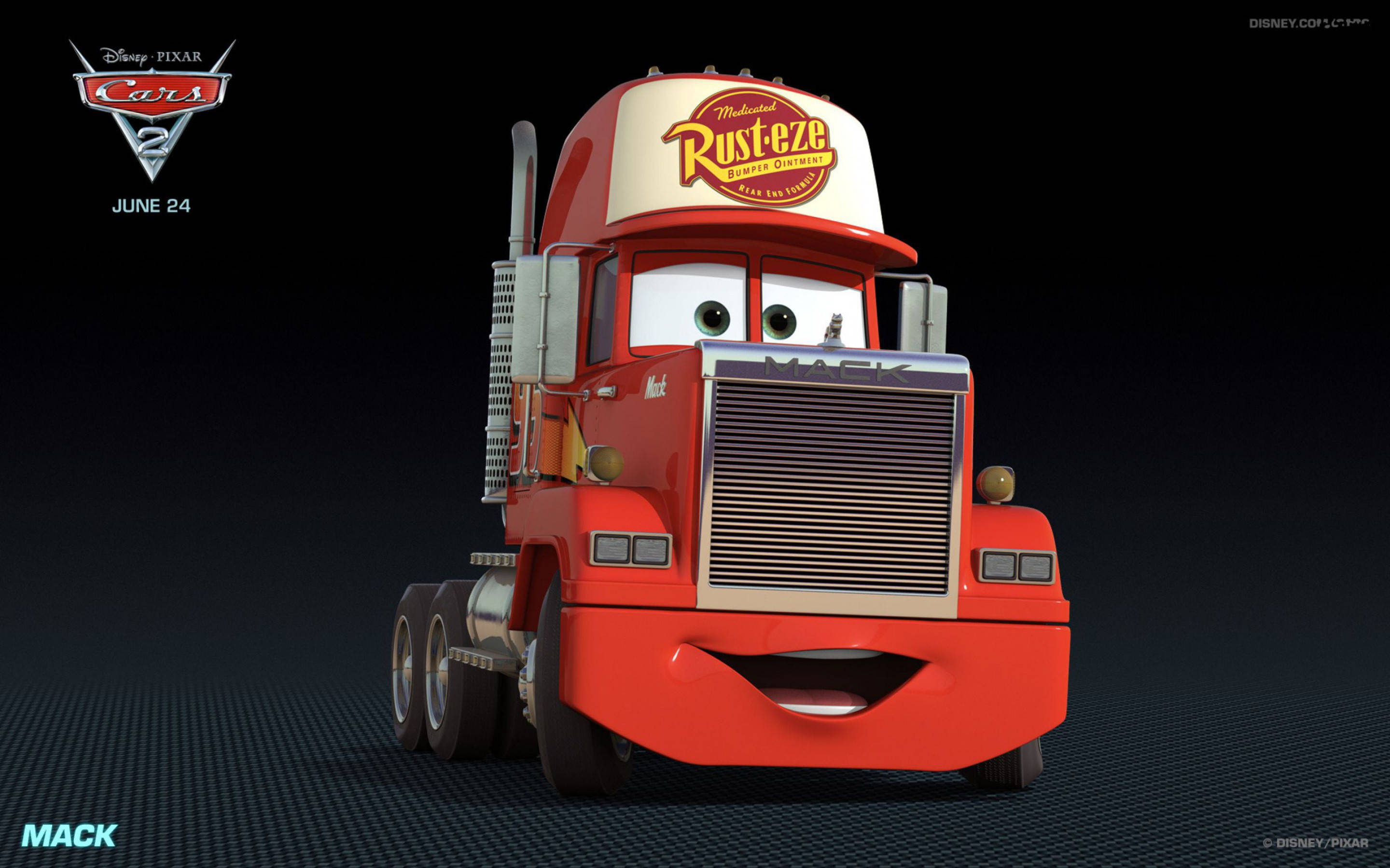 Mack fra Disney Pixars Biler 2 Bakgrunner