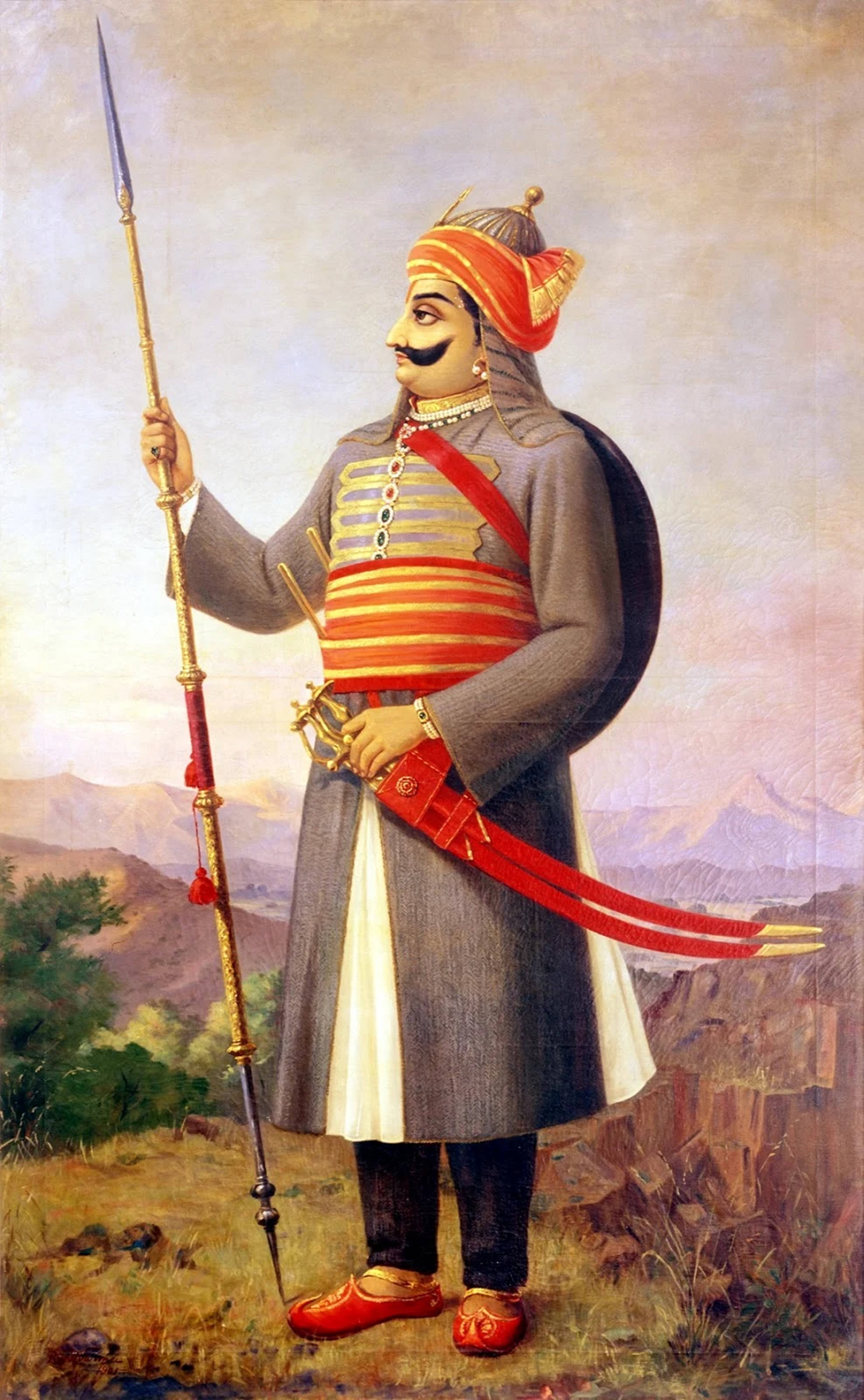 Maharana Pratap Helkroppskunst 4K Bakgrunner