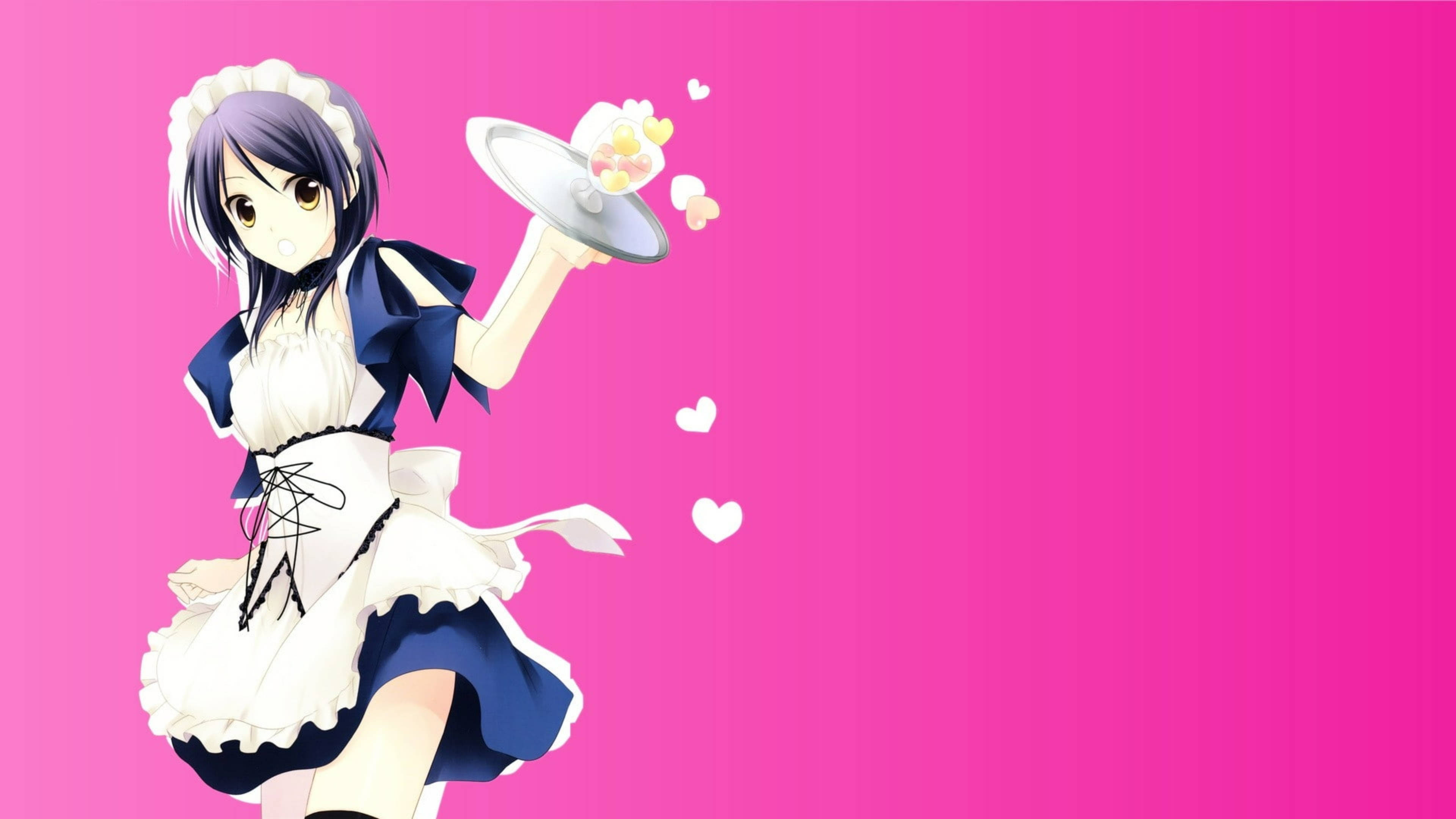 Maid Sama Misaki rosa bakgrunn Bakgrunner