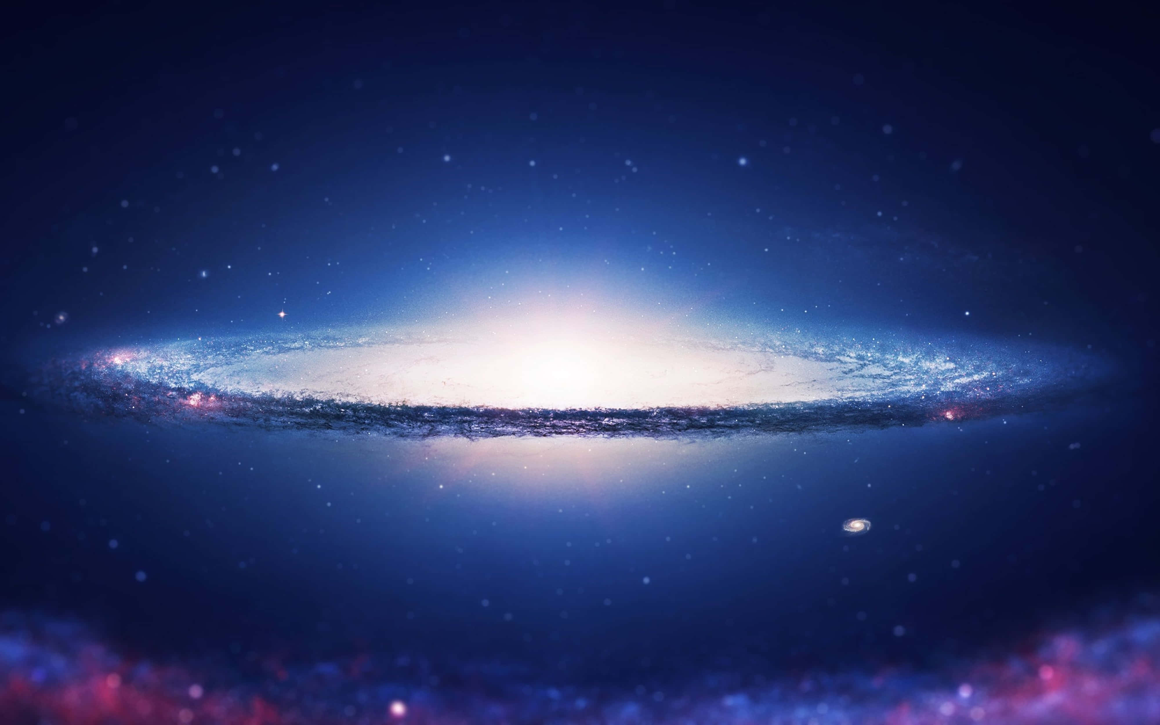 Majestetisk 4K-universbilde – Sombrero-galaksen Bakgrunner