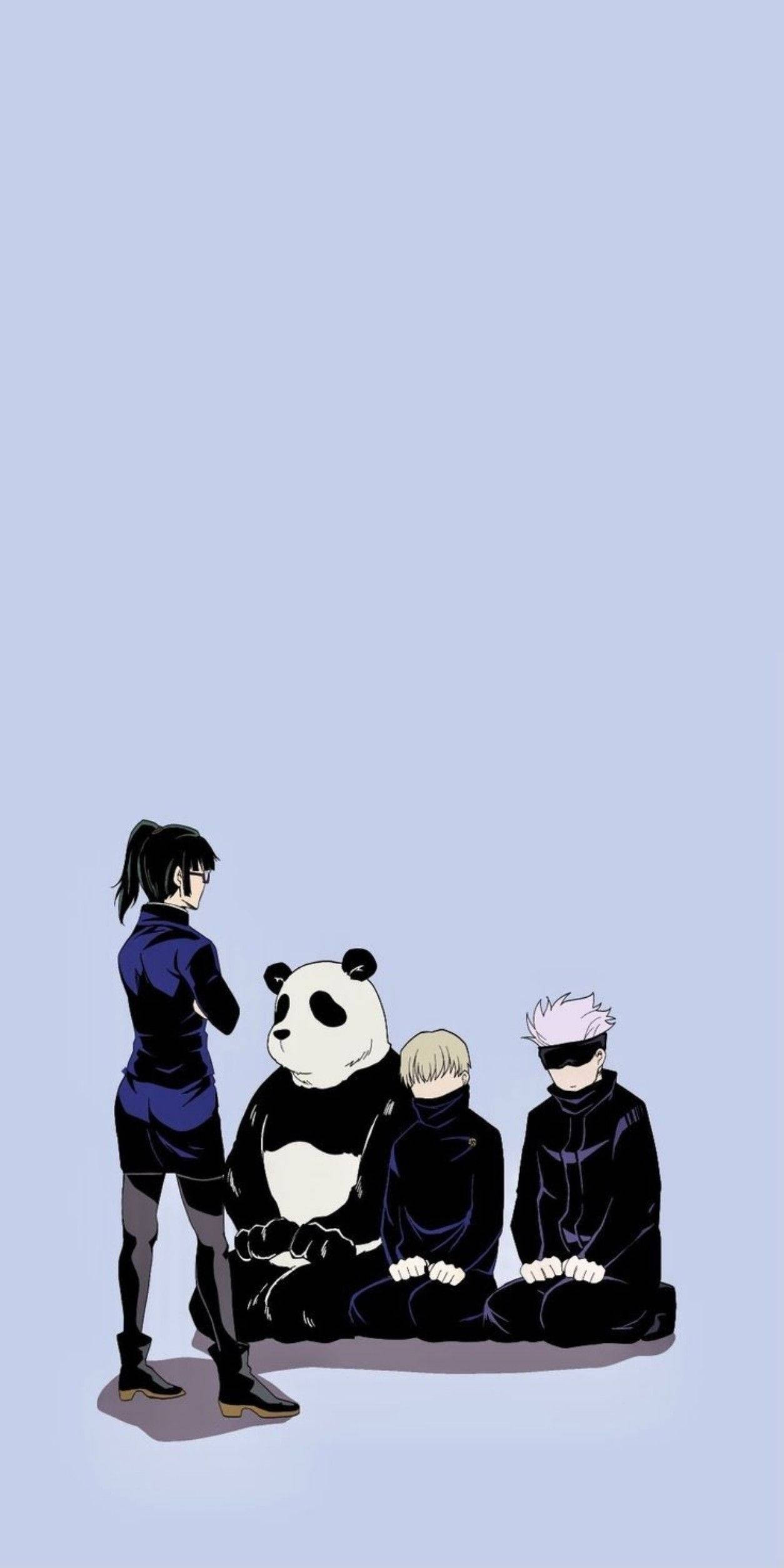 Maki Zenin Løs - Jujutsu Kaisen Telefonbakgrunn Bakgrunner