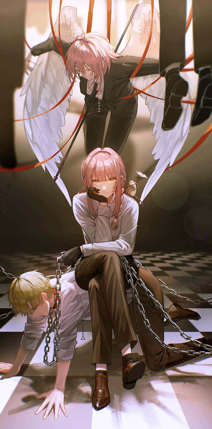 Makima torturere Chainsaw Man PFP Bakgrunner