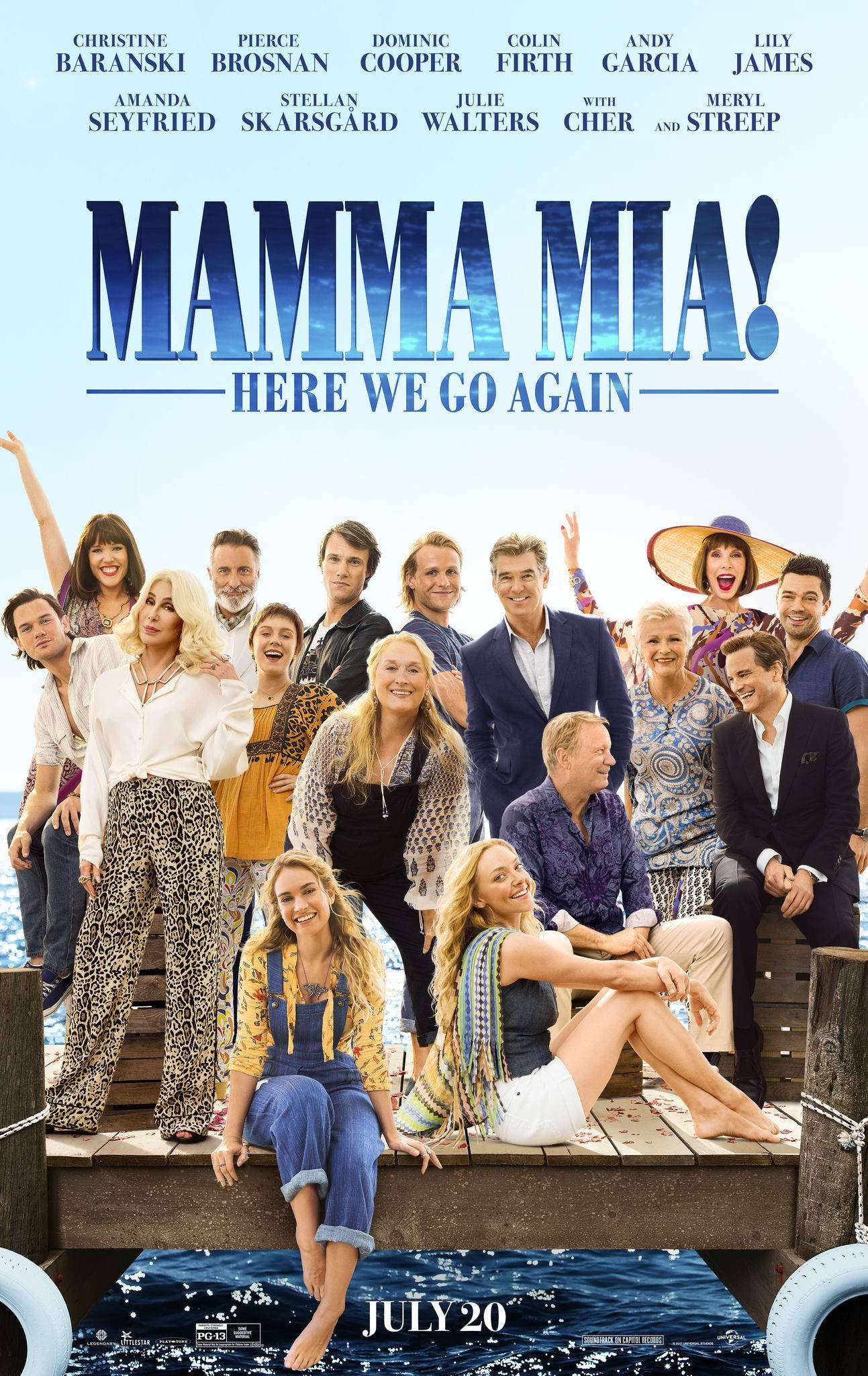 Mama Mia! Here We Go Again Bakgrunner
