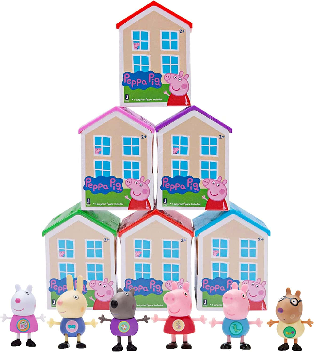 Mamma, Pappa og Peppa Gris Nyter en Morsom Familieutflukt Bakgrunner