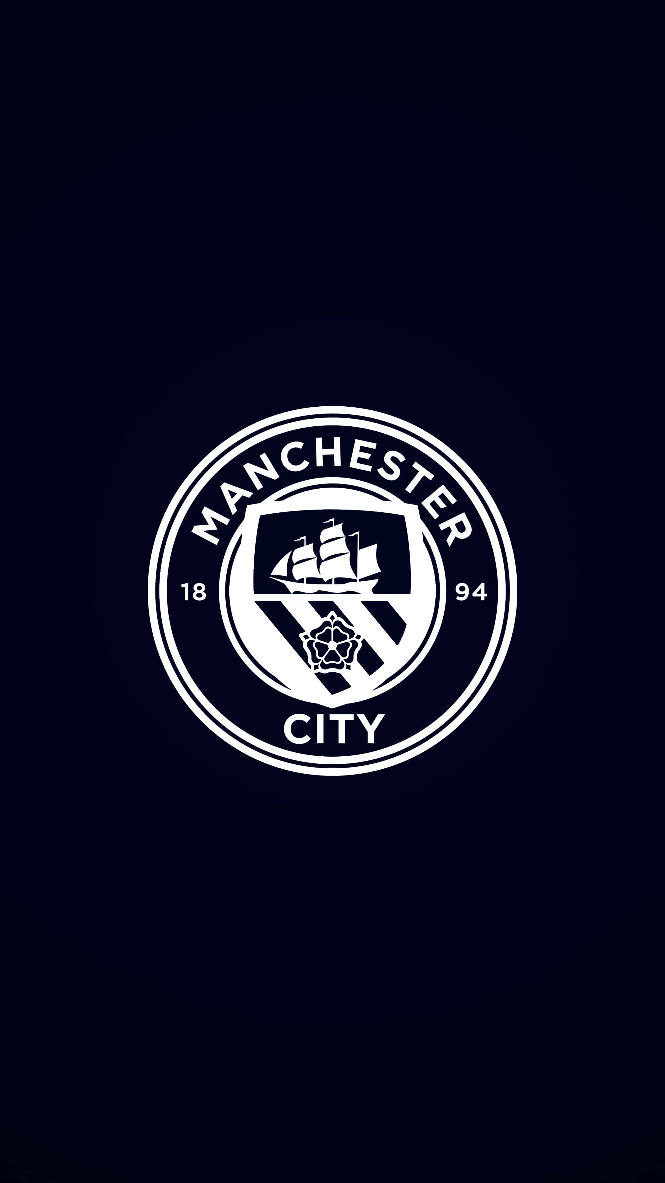 Manchester City Svart iPhone Bakgrunner
