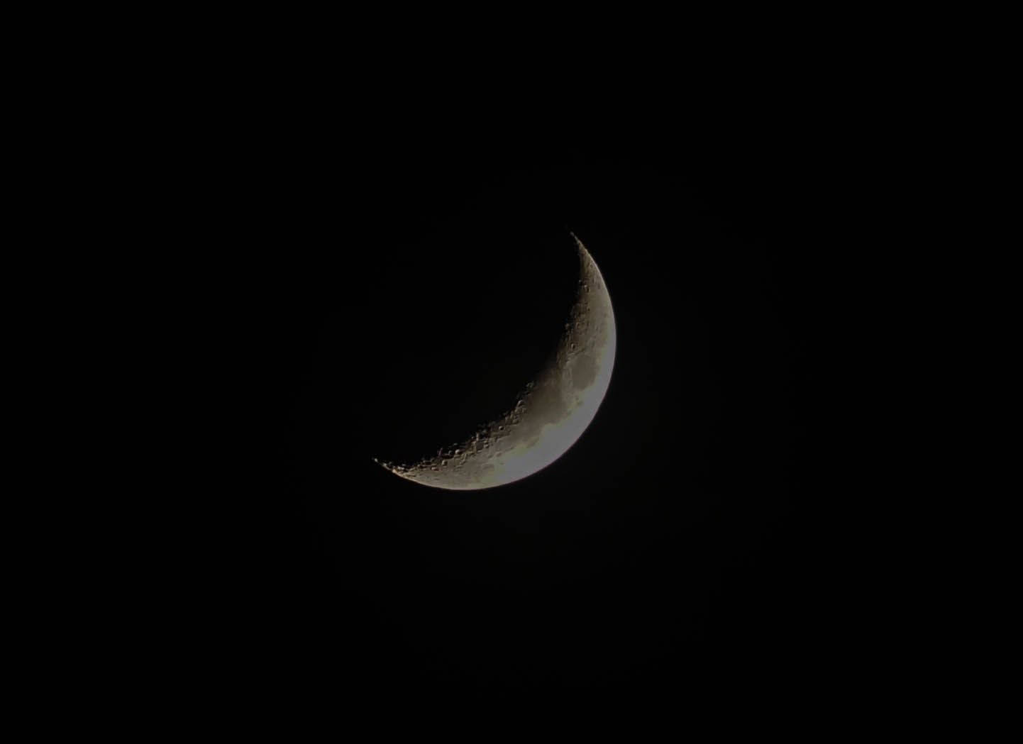 Måne på mørk svart natt bakgrunnsbilde — Skrivebords-GIF Bakgrunner