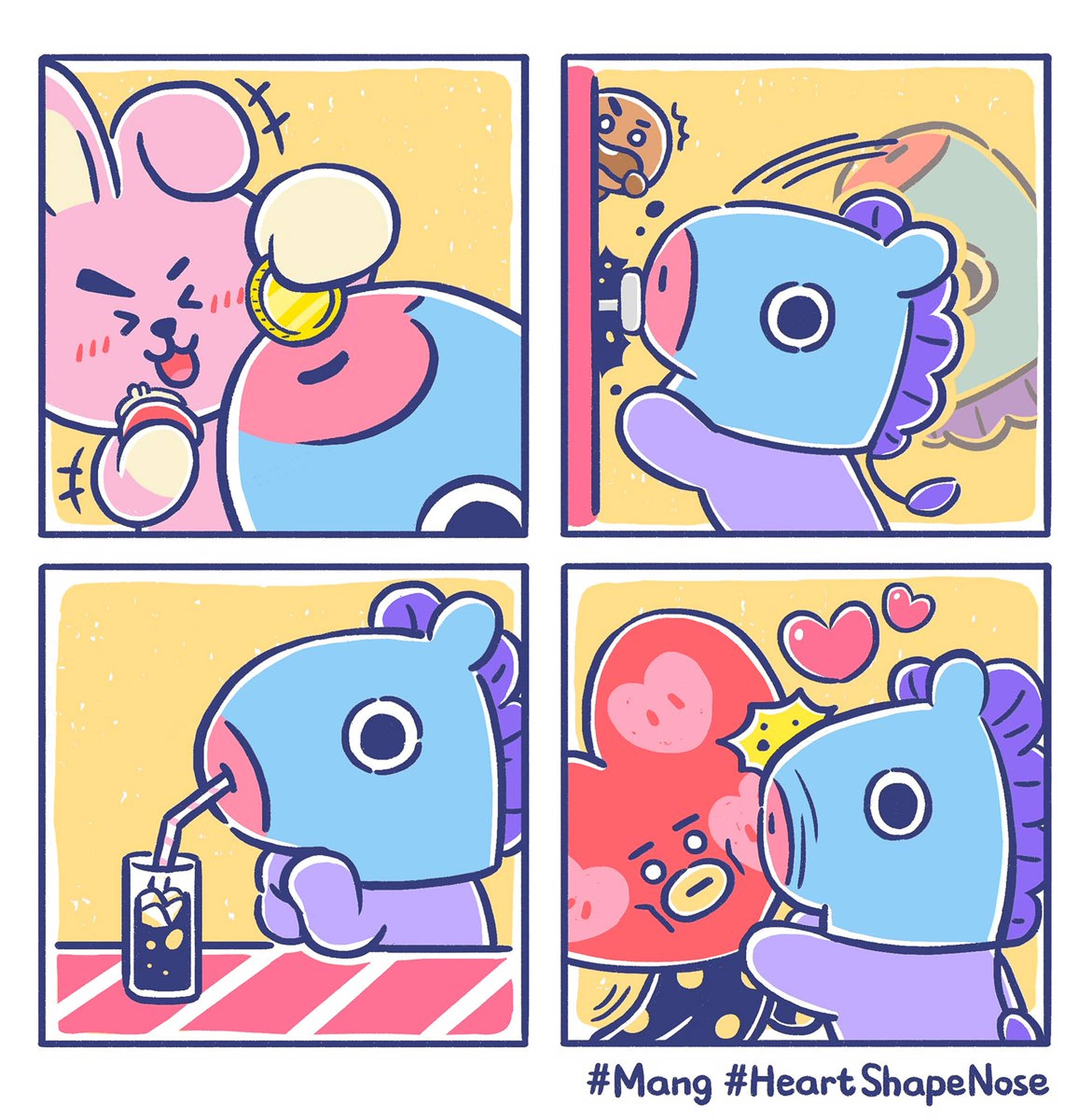 Mang Bt21 Tegneserier Bakgrunner