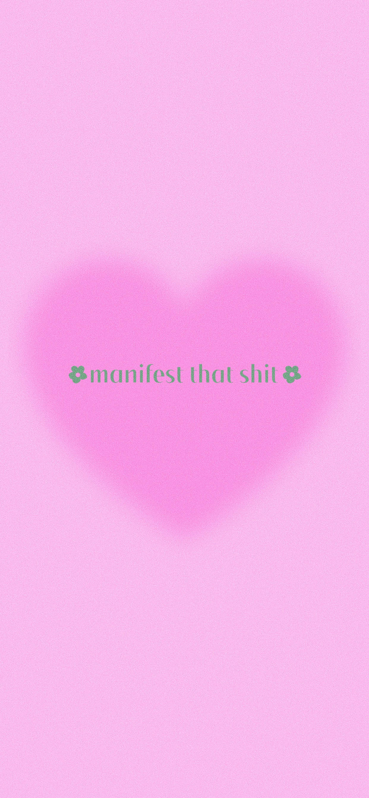 Manifest Pink Heart Bakgrunner