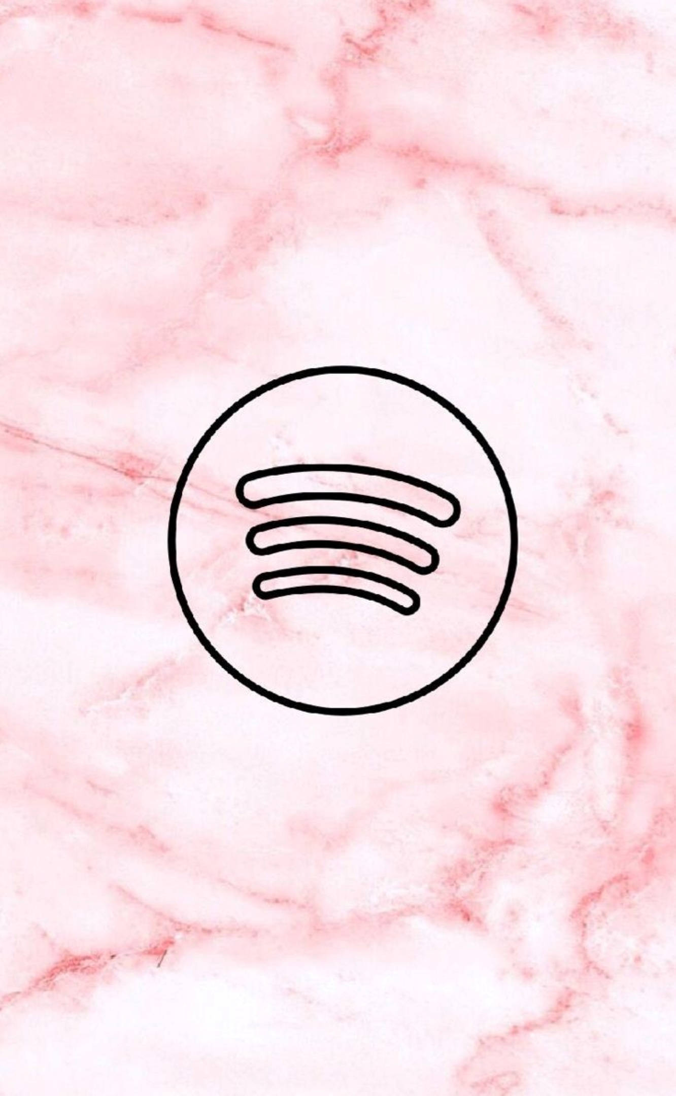 Marble Pink Spotify Bakgrunner
