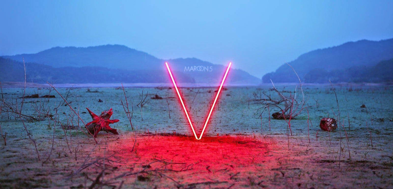 Maroon 5 – V albumcover kunst Bakgrunner