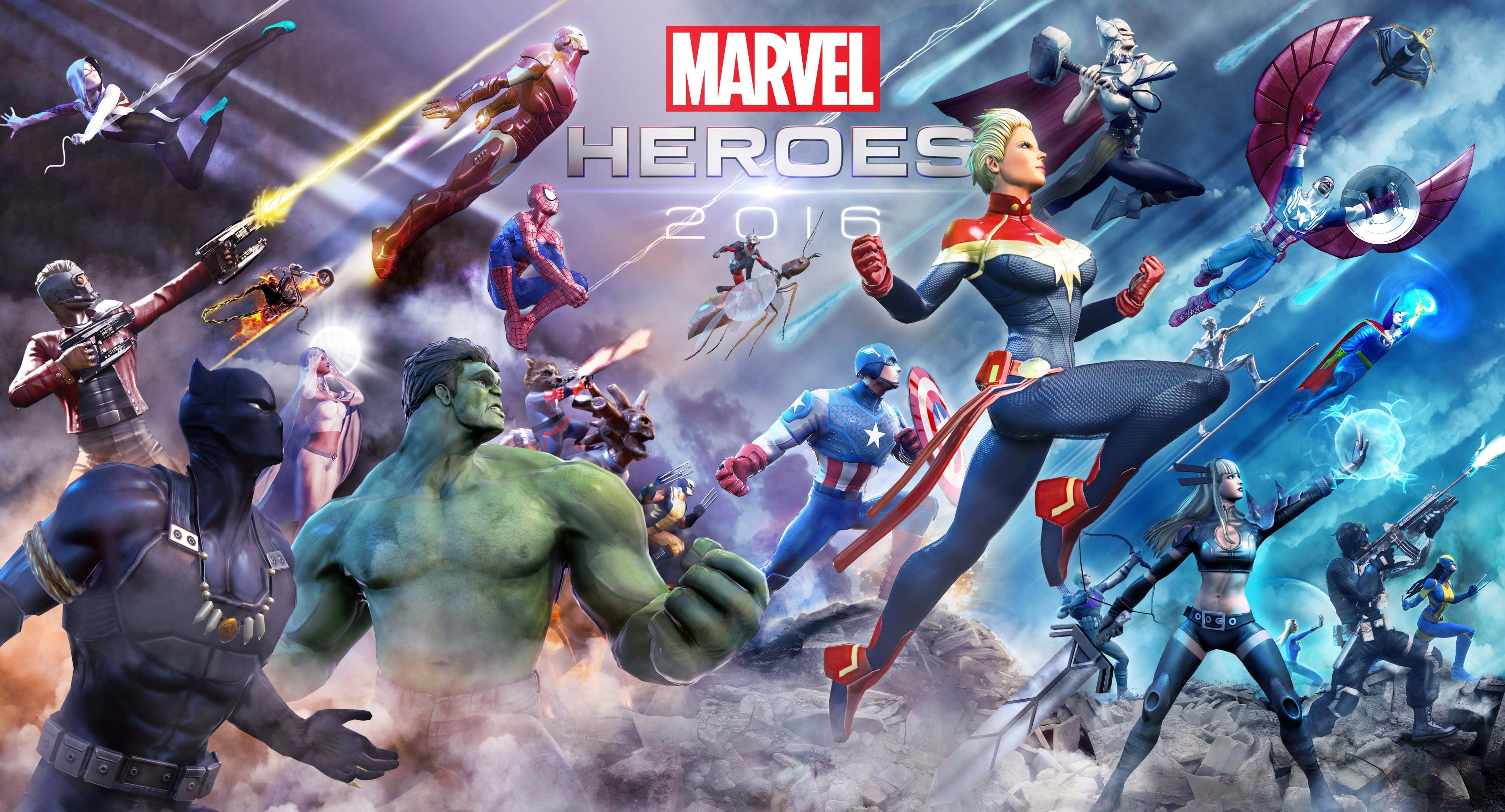 Marvel Comics-karakterer i aksjon Bakgrunner