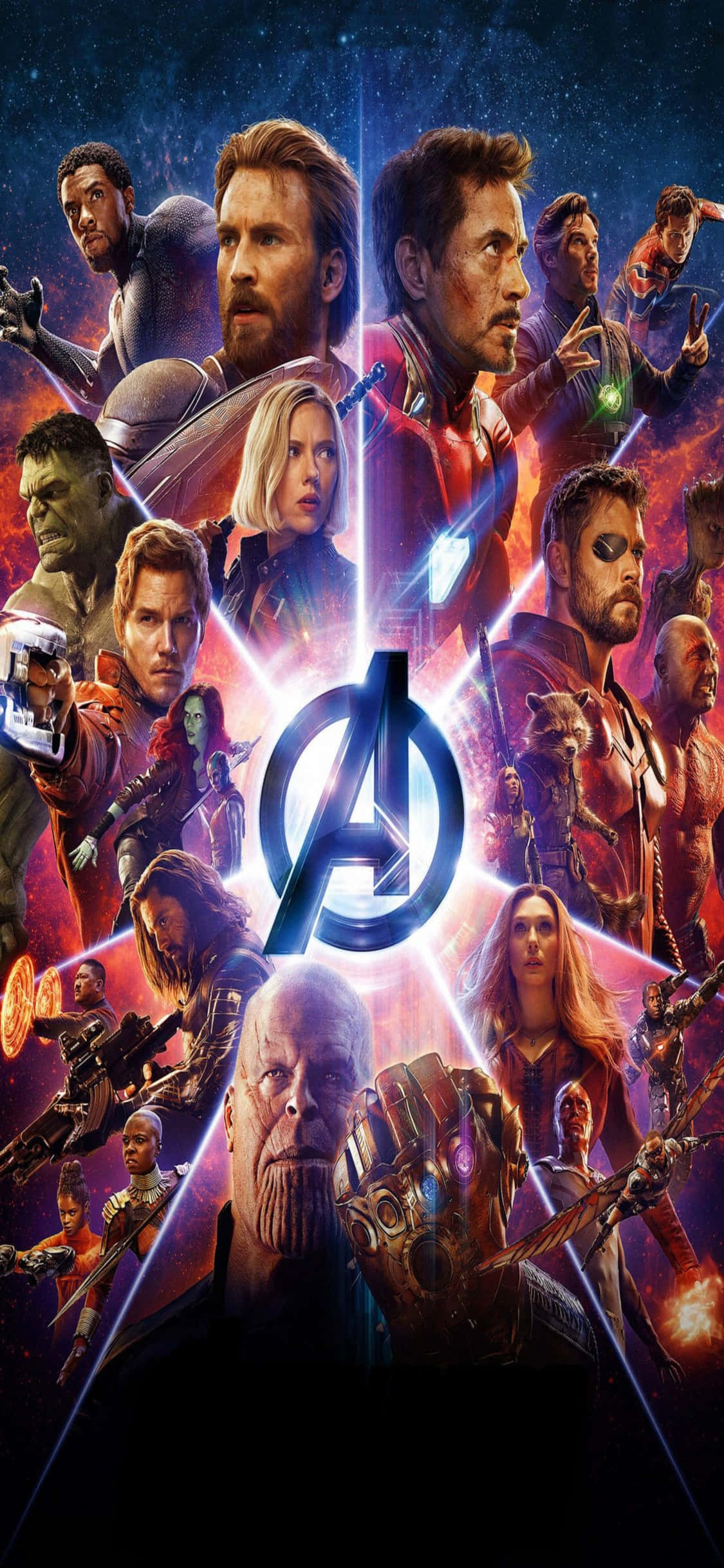 Marvel's Avengers Samles Med iPhone Xs Bakgrunner