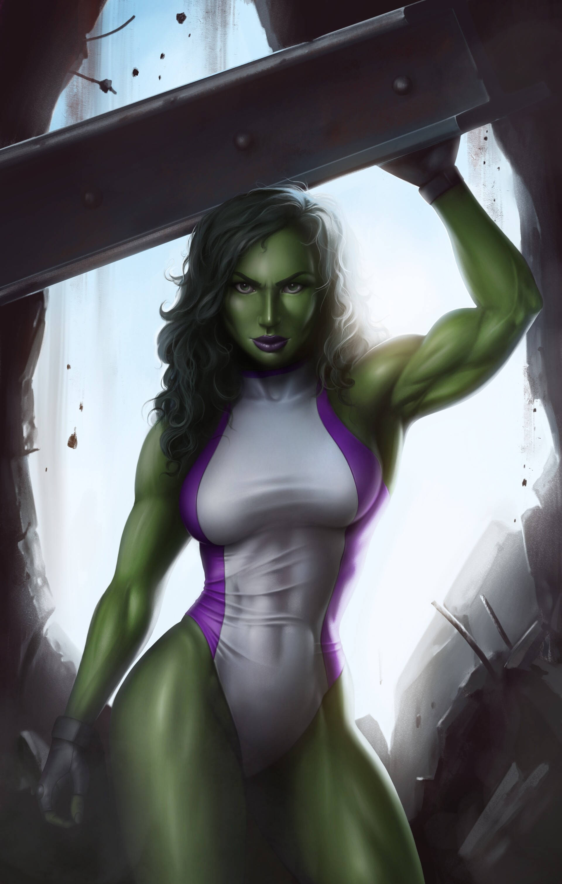 Marvel She Hulk Animated Bakgrunner
