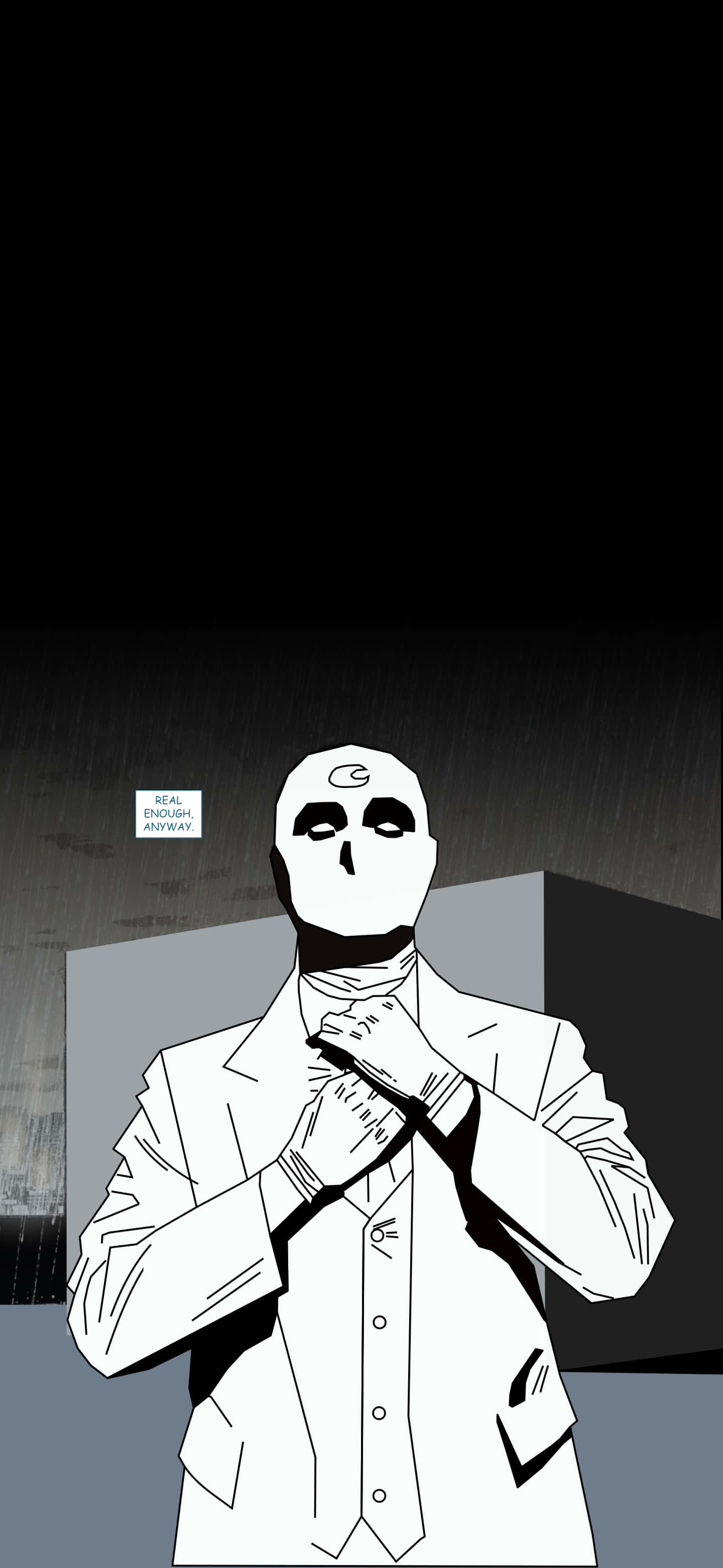 Marvels minimalistiske Moon Knight Bakgrunner