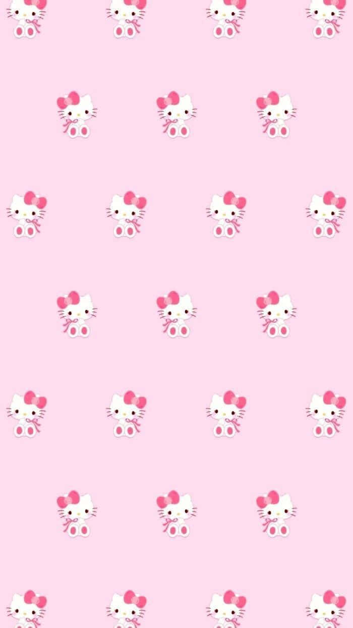 Masse søt rosa Hello Kitty Bakgrunner