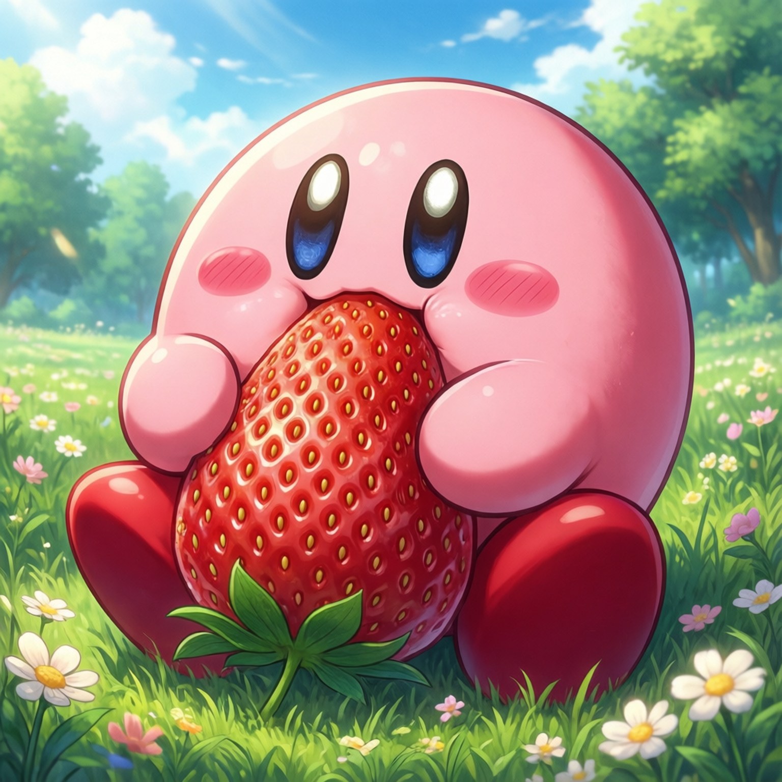 Matpause med Kirby Bakgrunner