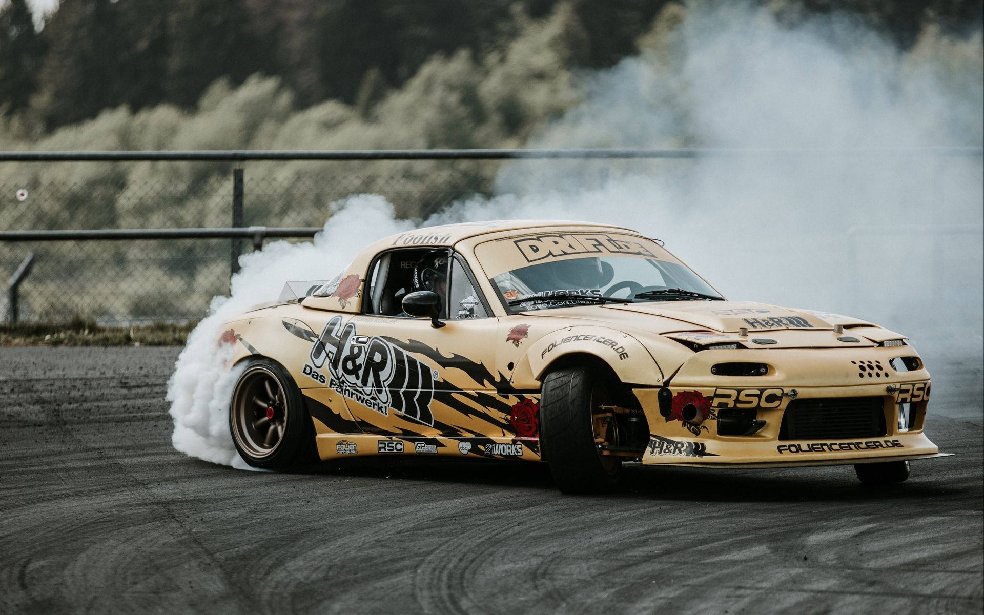 Mazda RX-7 Driftbil Bakgrunner
