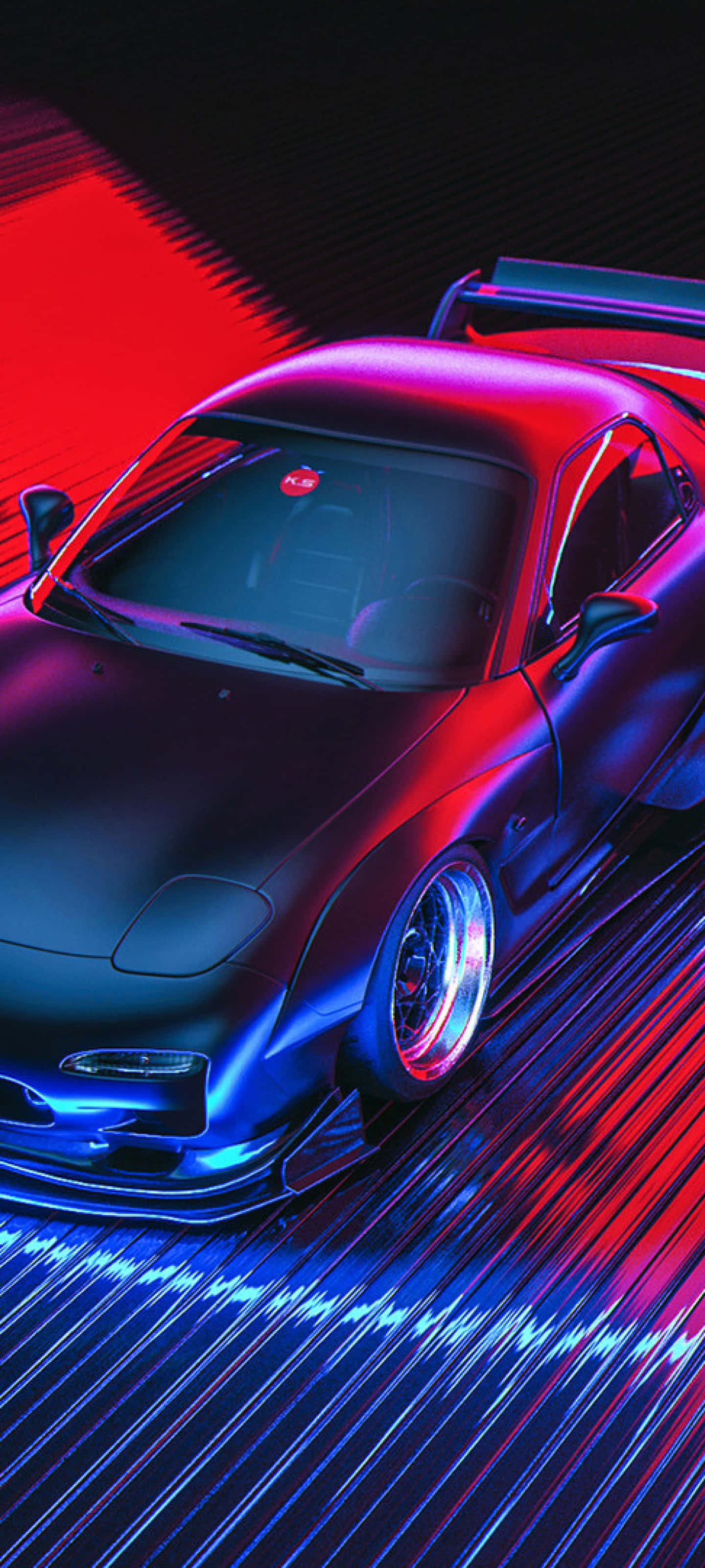 Mazda RX-7 Pixel 3 Need For Speed Heat Bakgrunn Bakgrunner