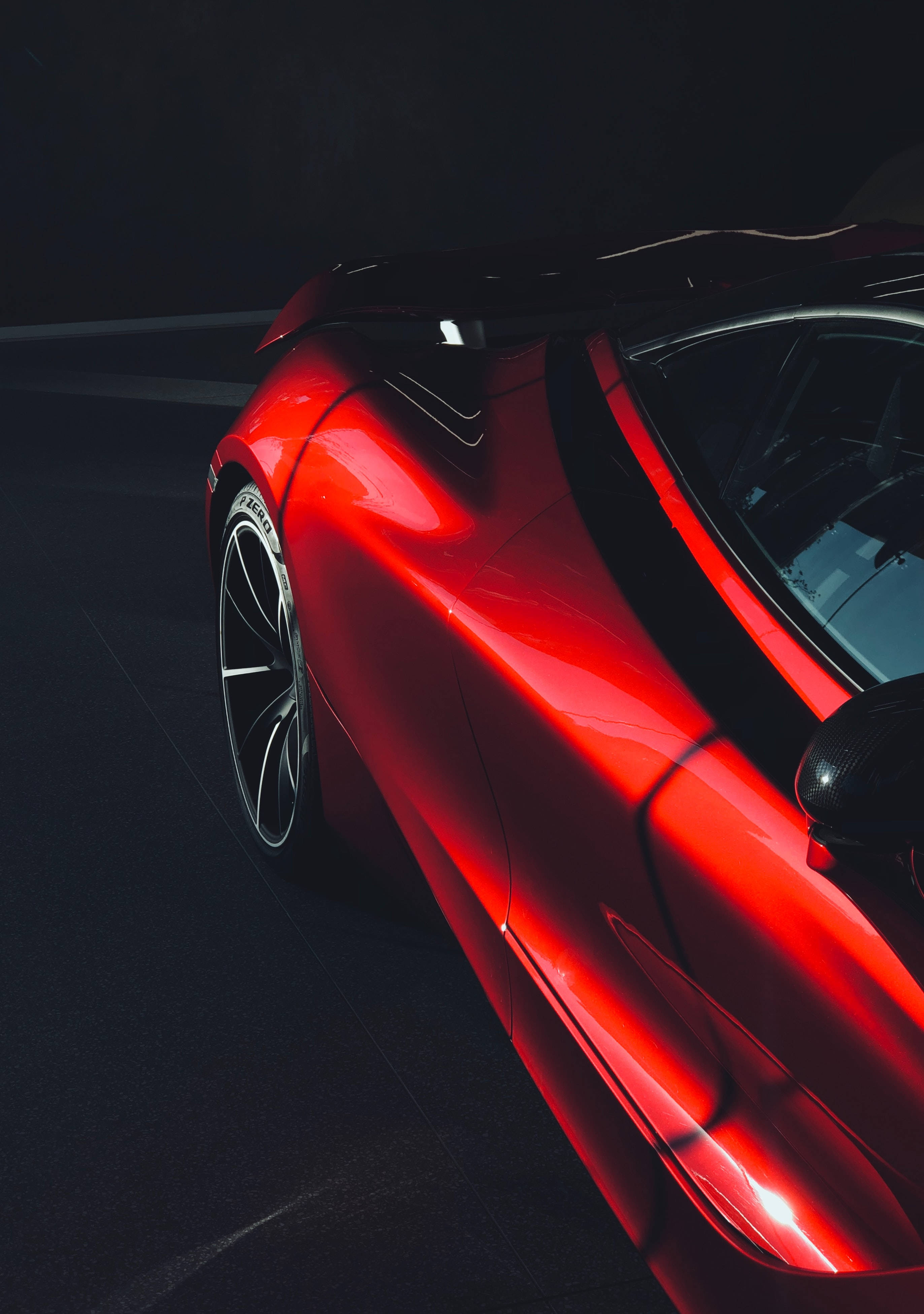 McLaren Red 720s Utsnitt Bakgrunner