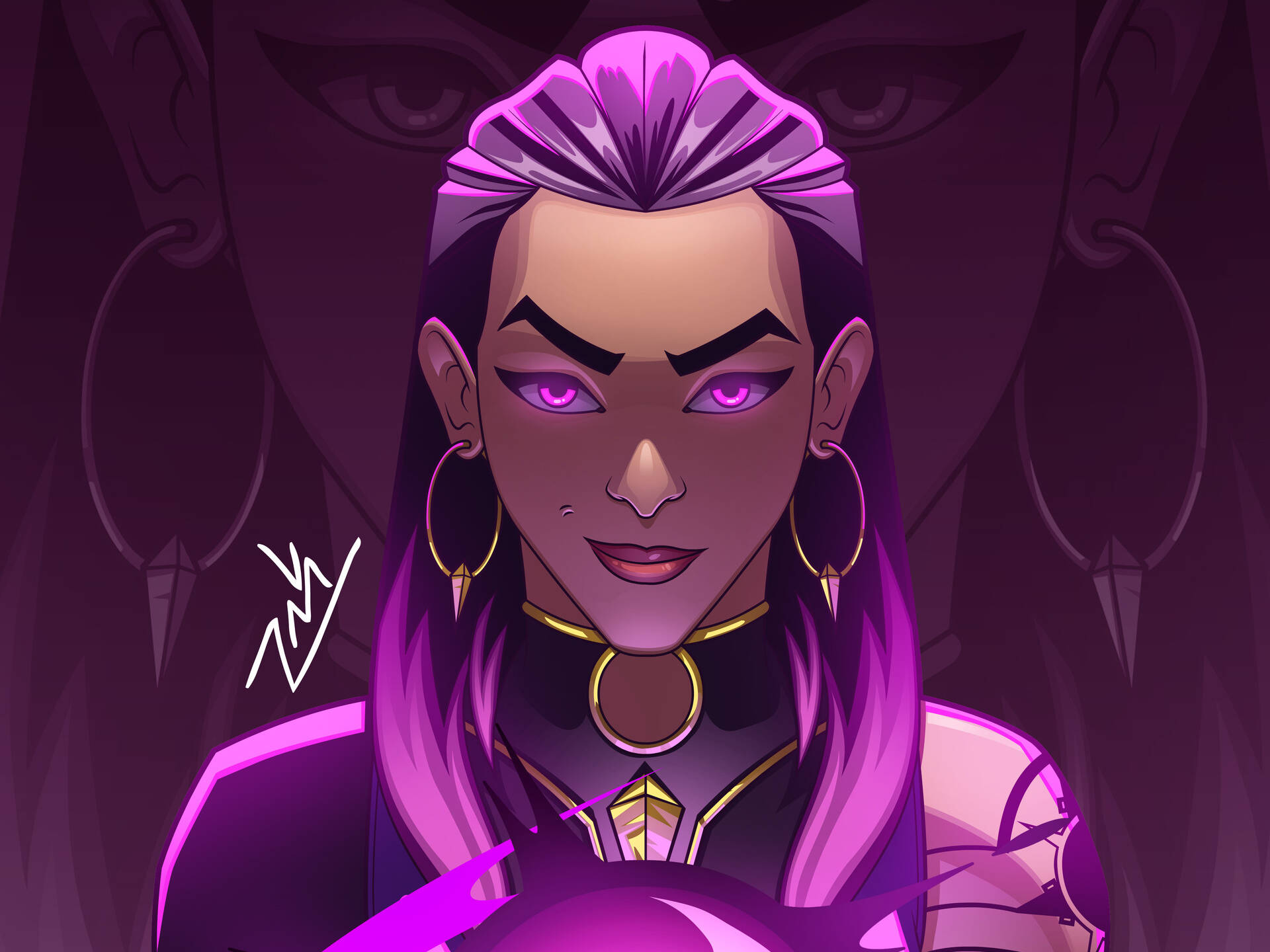 Valorant Reyna bakgrunn