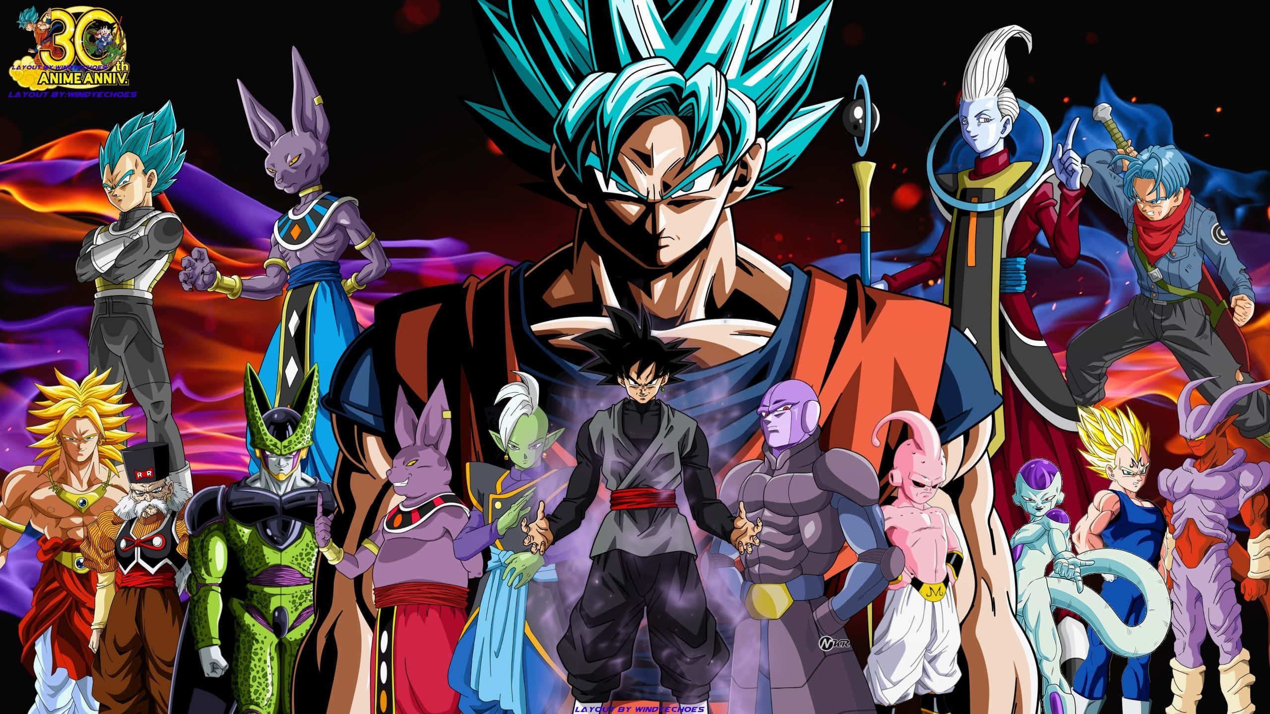 Mektig Super Saiyan Bakgrunner
