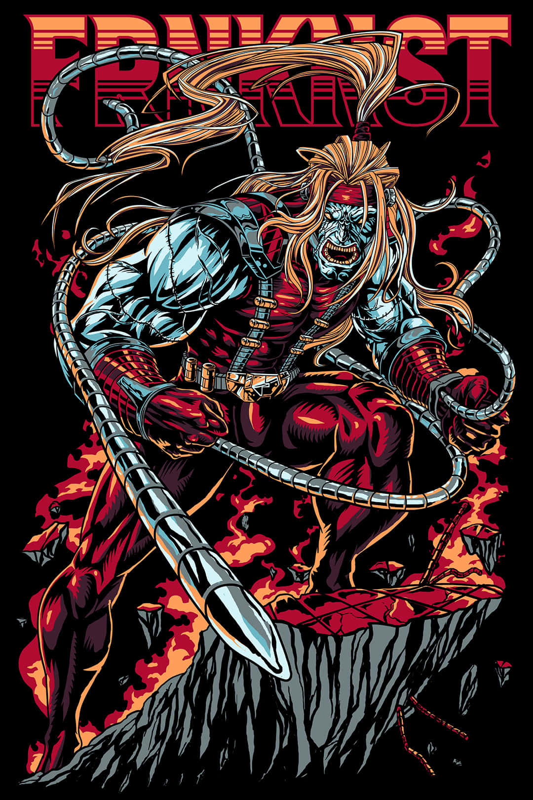 Mektige Omega Red i aksjon Bakgrunner