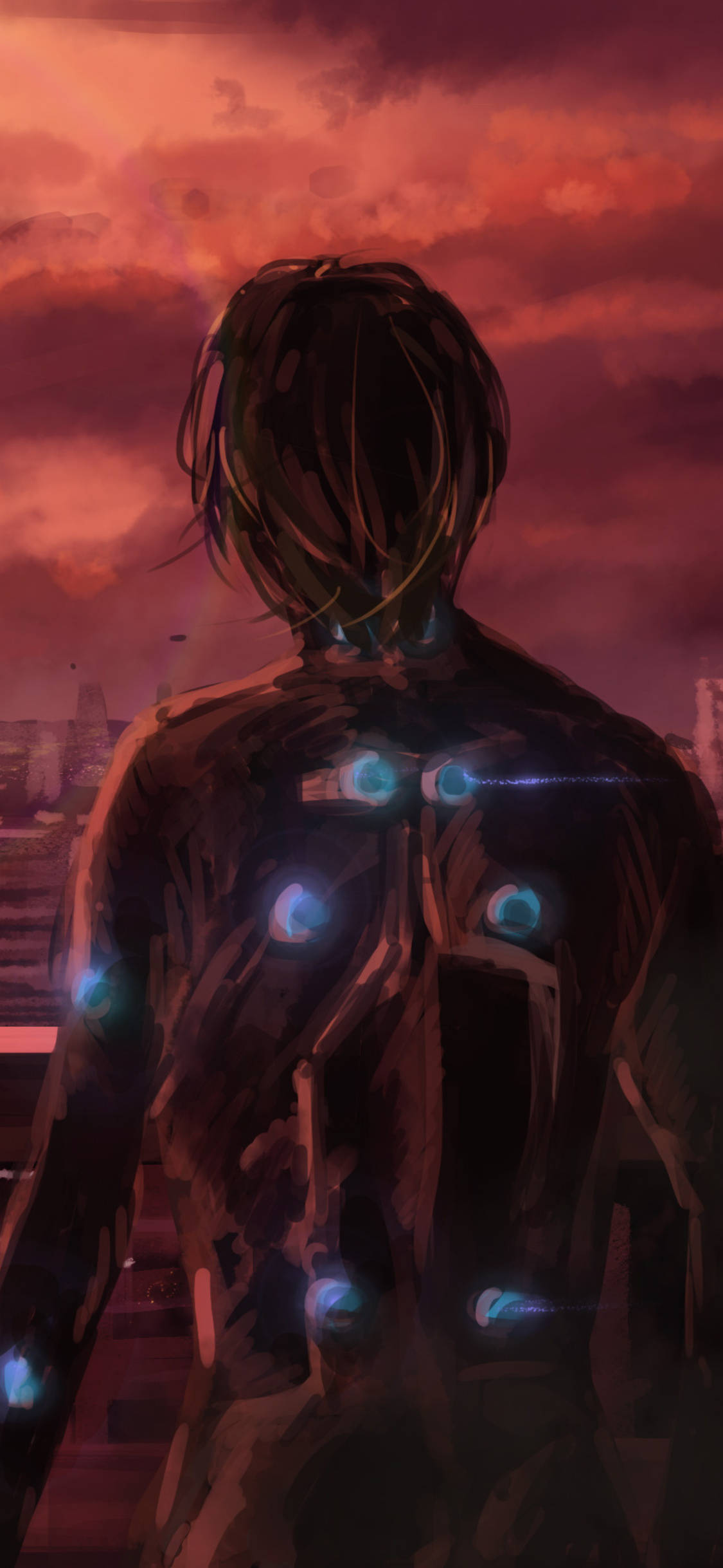 Melankolsk Futuristisk Gantz Bakgrunner