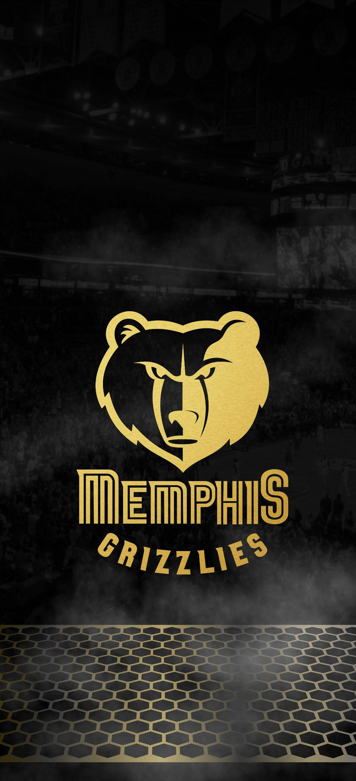 Memphis Grizzlies Gul Bakgrunner