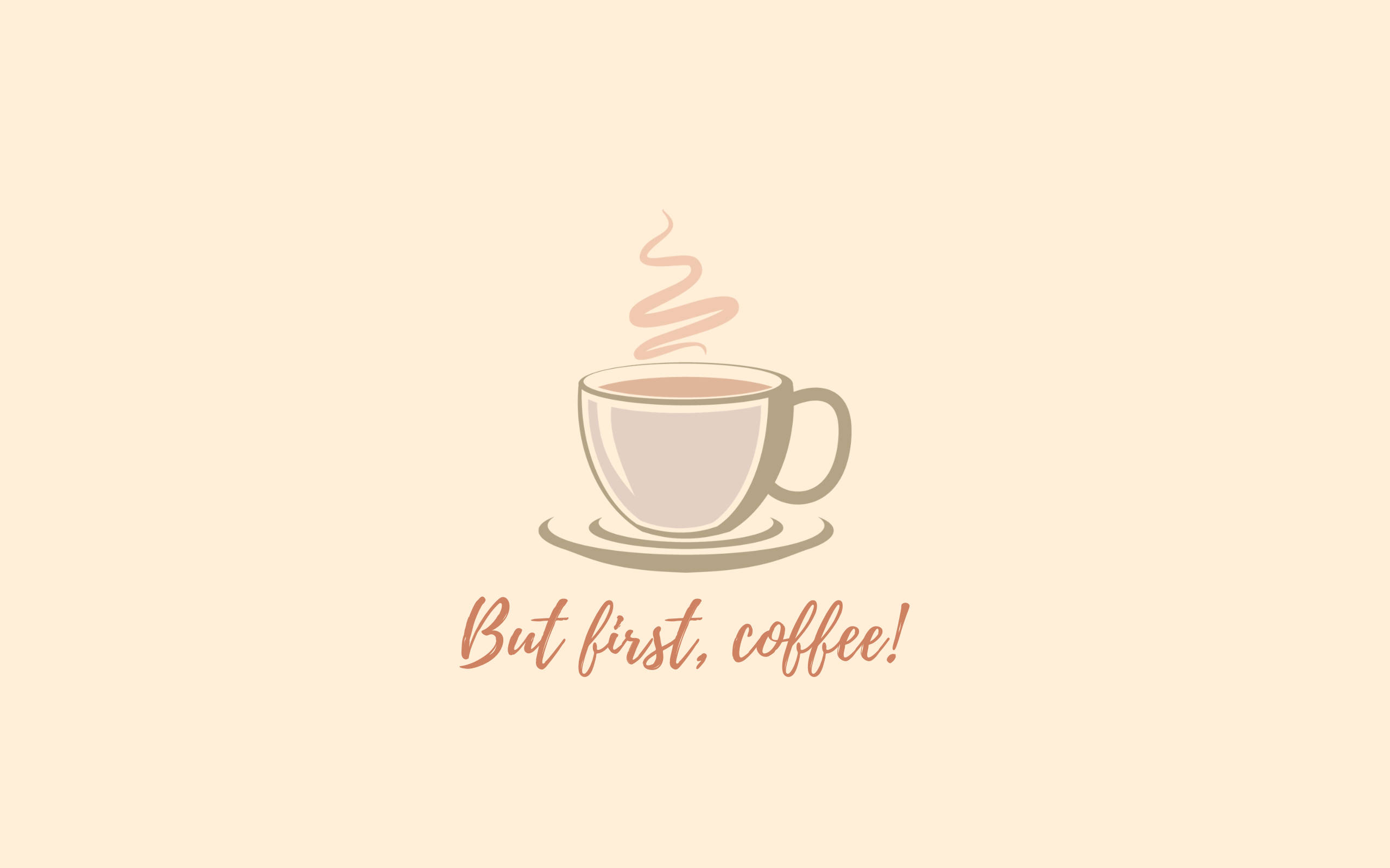 Men Først Kaffe Estetisk Bakgrunner
