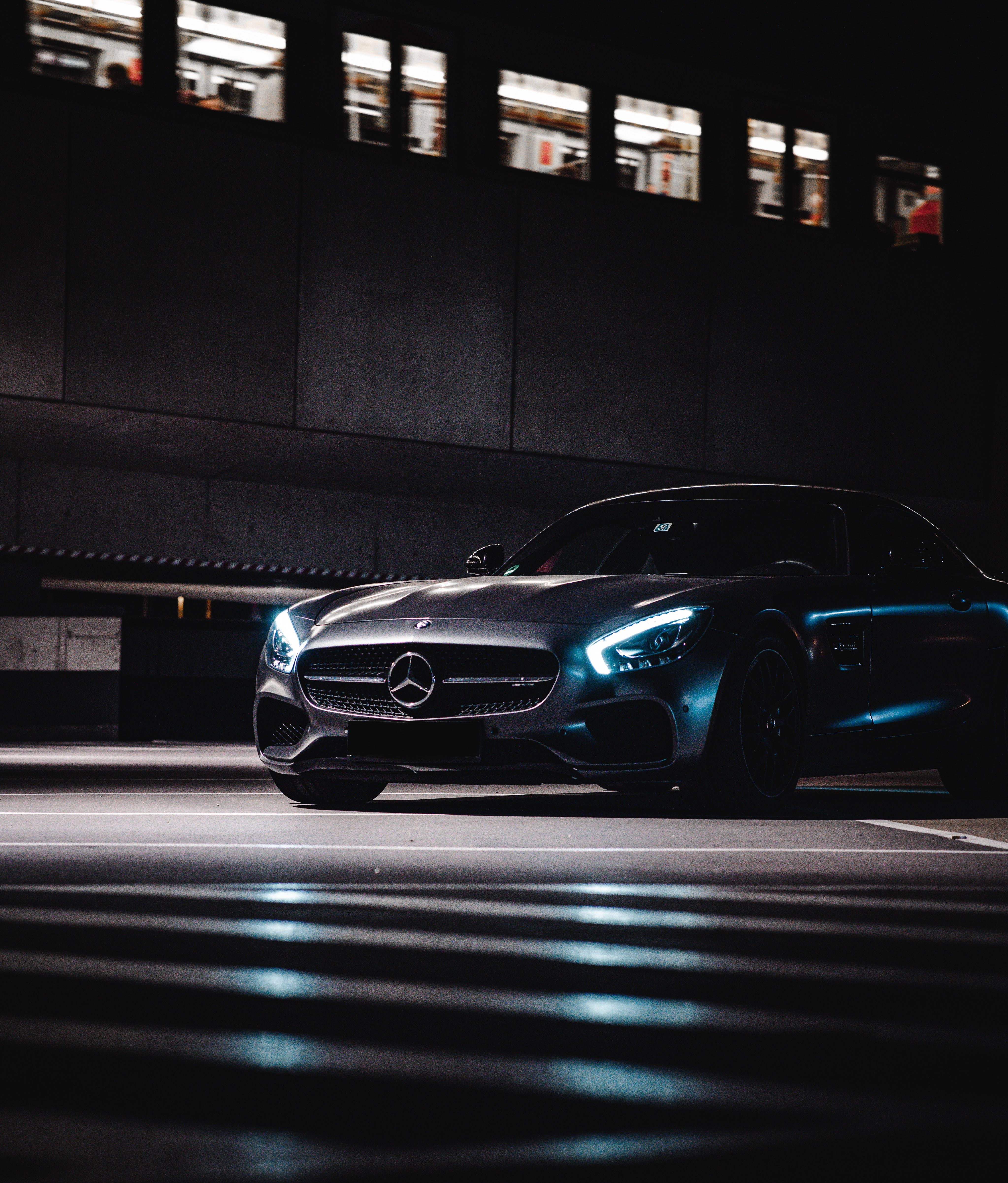 Mercedes Benz Glow In The Dark Bakgrunner