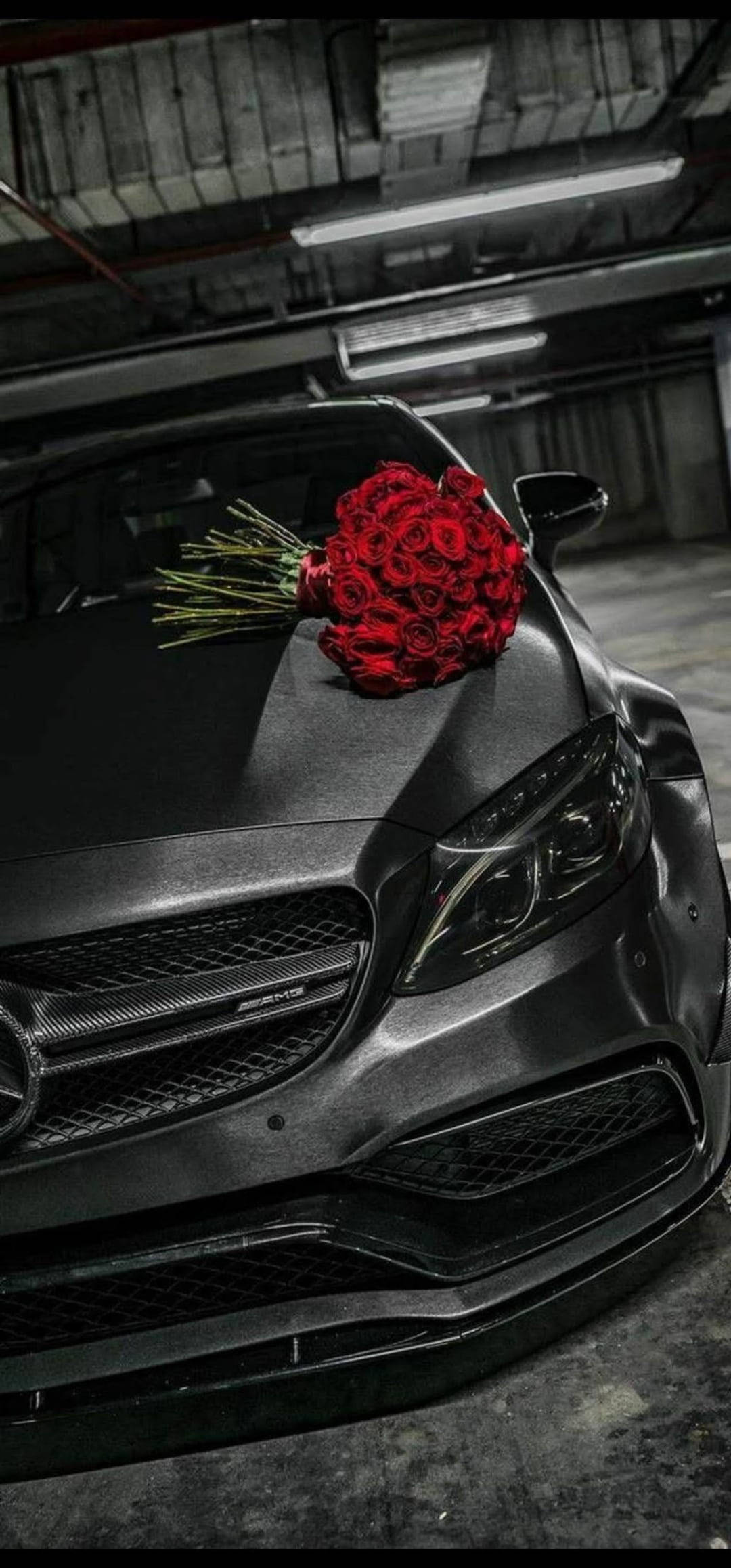 Mercedes iPhone X 3D Rose Bakgrunner