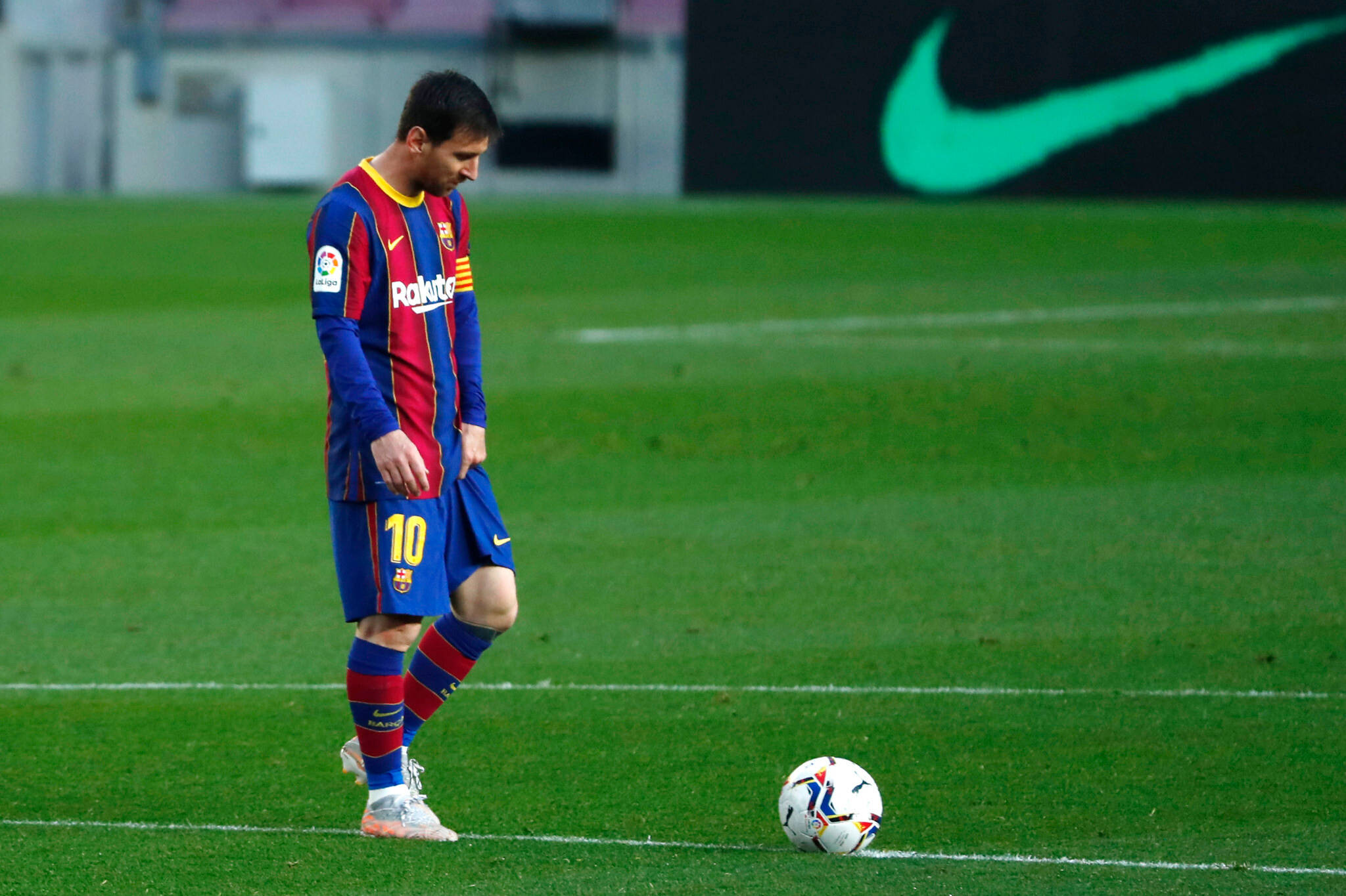 Messi 2021 Nike-logo Bakgrunner