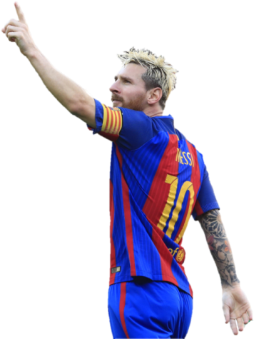 Messi feirer seier for FC Barcelona Bakgrunner