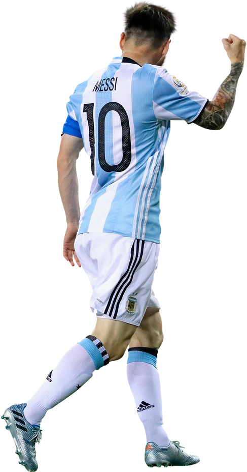 Messi feiring Argentina-drakt Bakgrunner