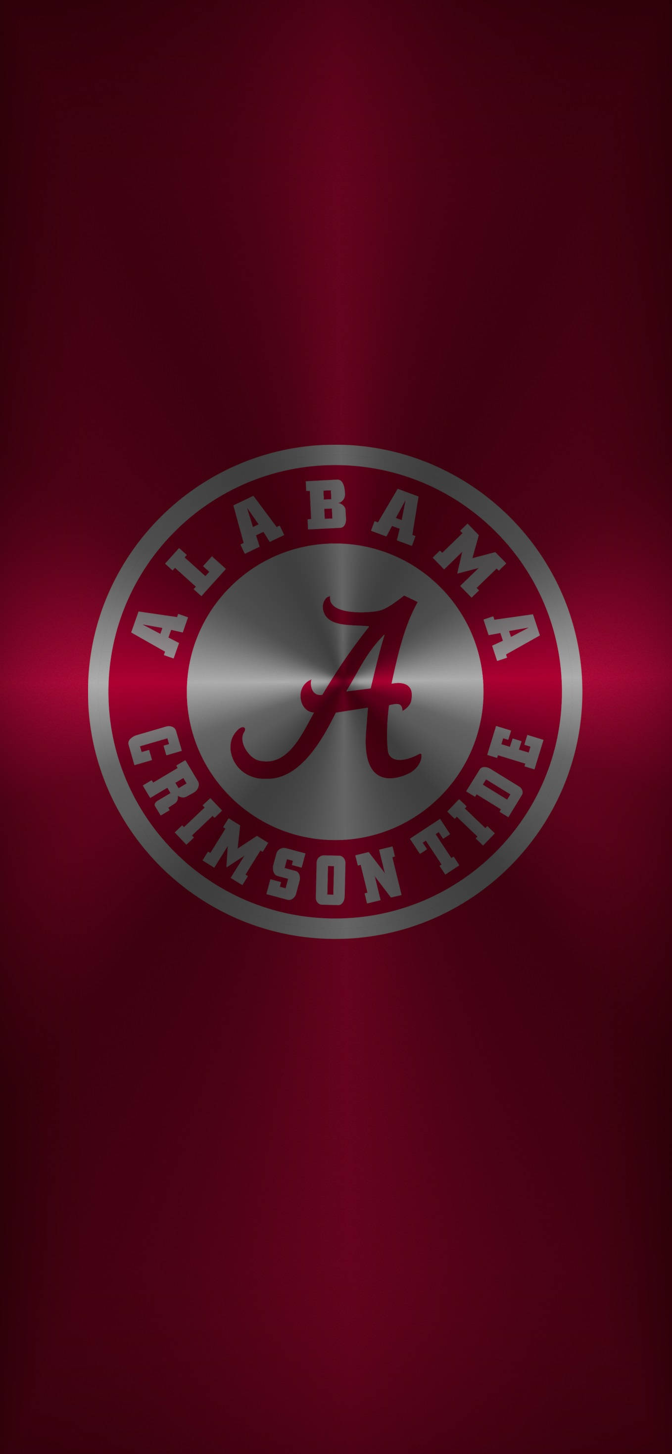 Metallic Logo Alabama Crimson Tide Bakgrunner