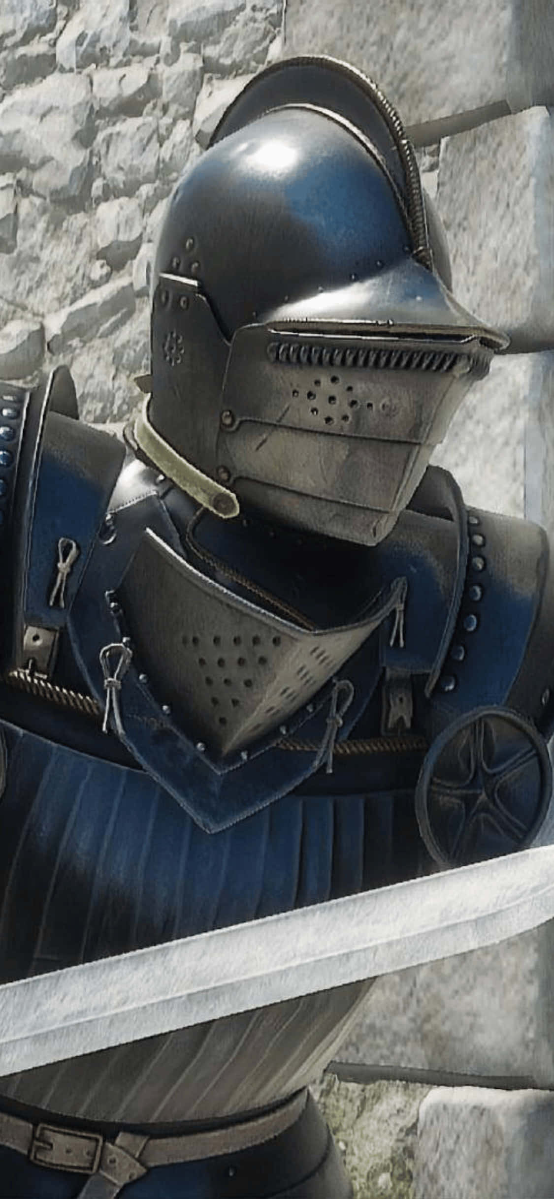 Metal Armor Warrior iPhone Xs Mordhau Bakgrunn Bakgrunner