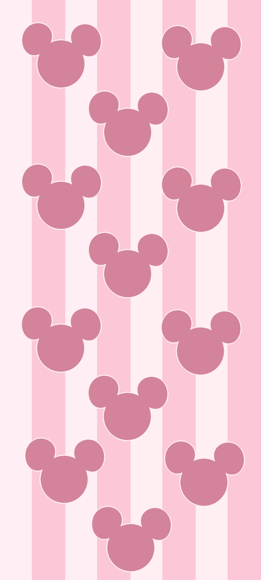 Mickey Rosa Disney-logo Bakgrunner